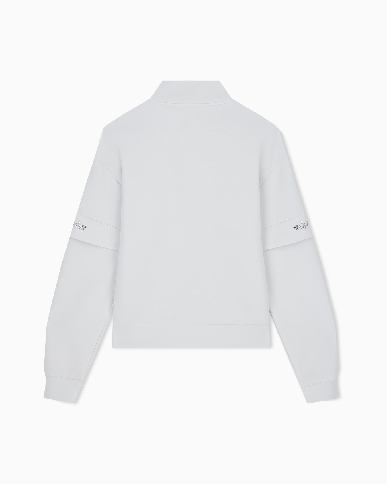 Sweatshirt Logo Series in modal with crystals Slide 1