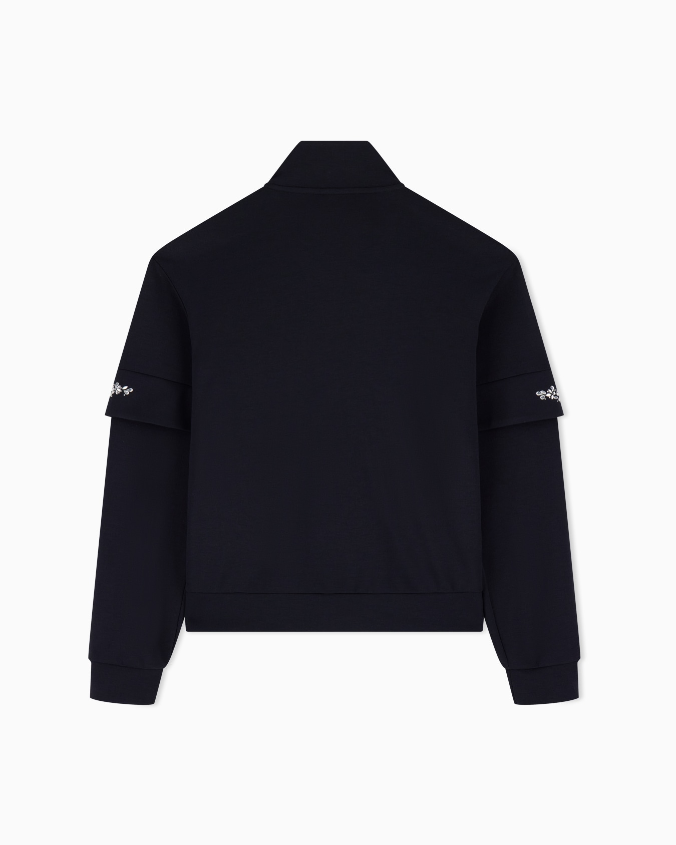 Sweatshirt Logo Series in modal with crystals Slide 2