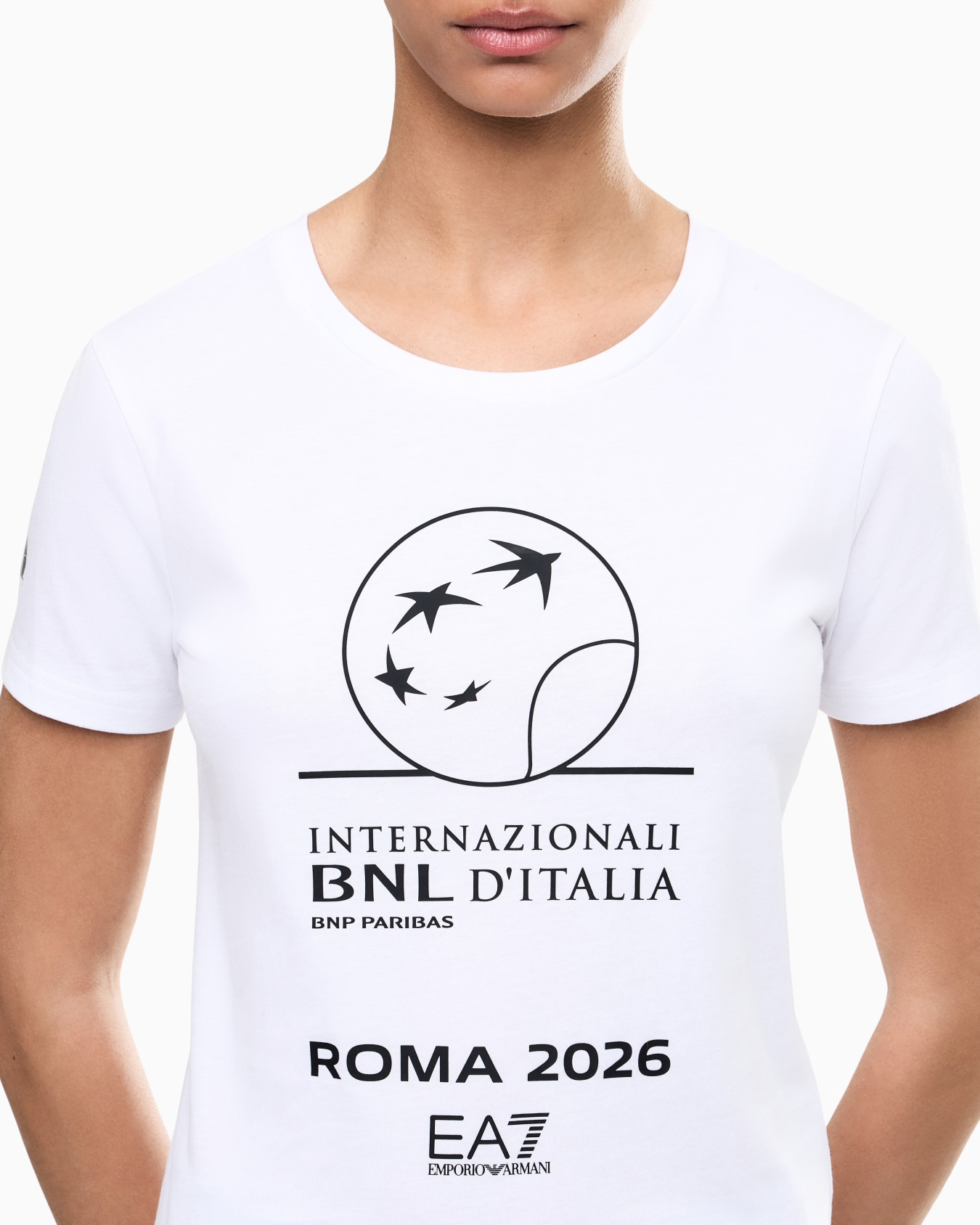 Internazionali BNL d'Italia cotton crew-neck T-shirt Slide 6