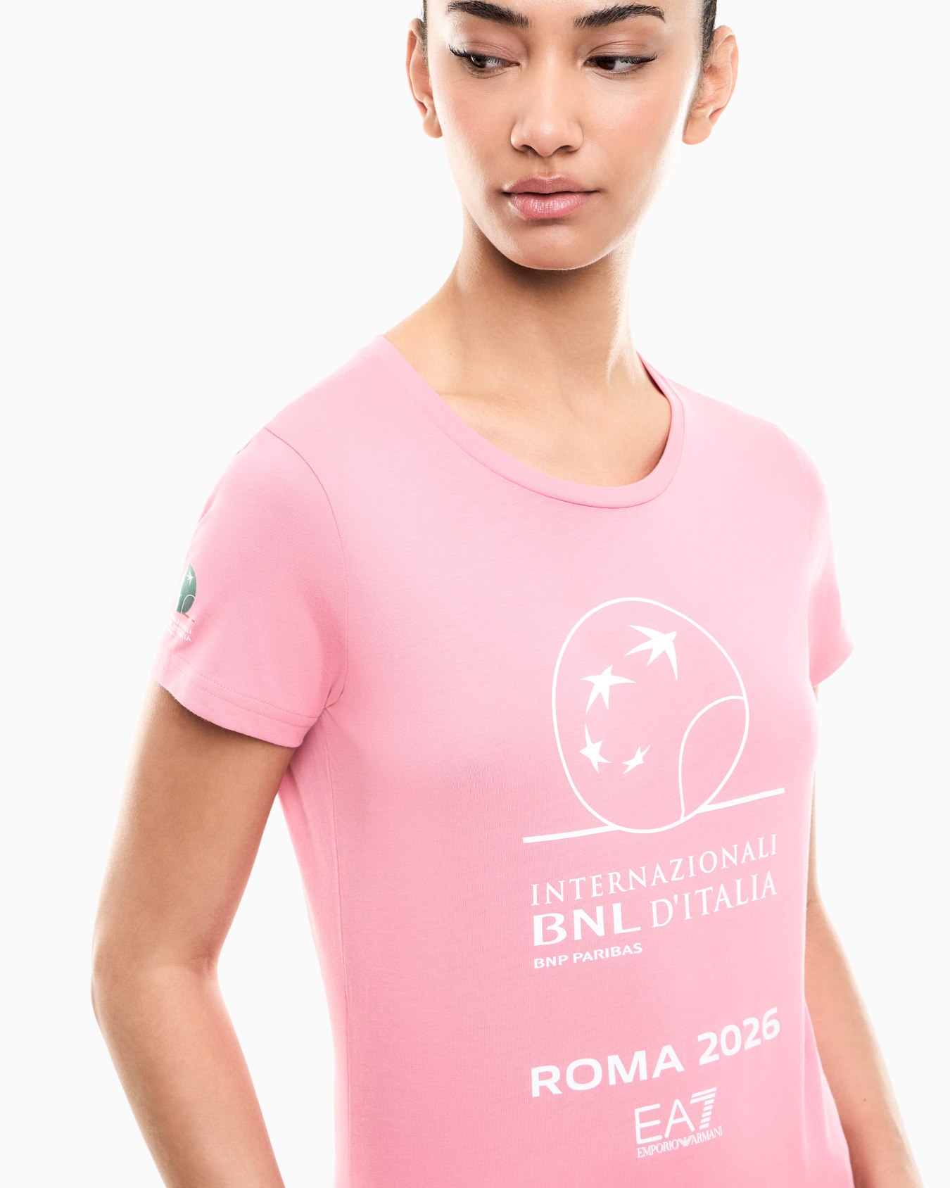 Internazionali BNL d'Italia cotton crew-neck T-shirt Slide 6