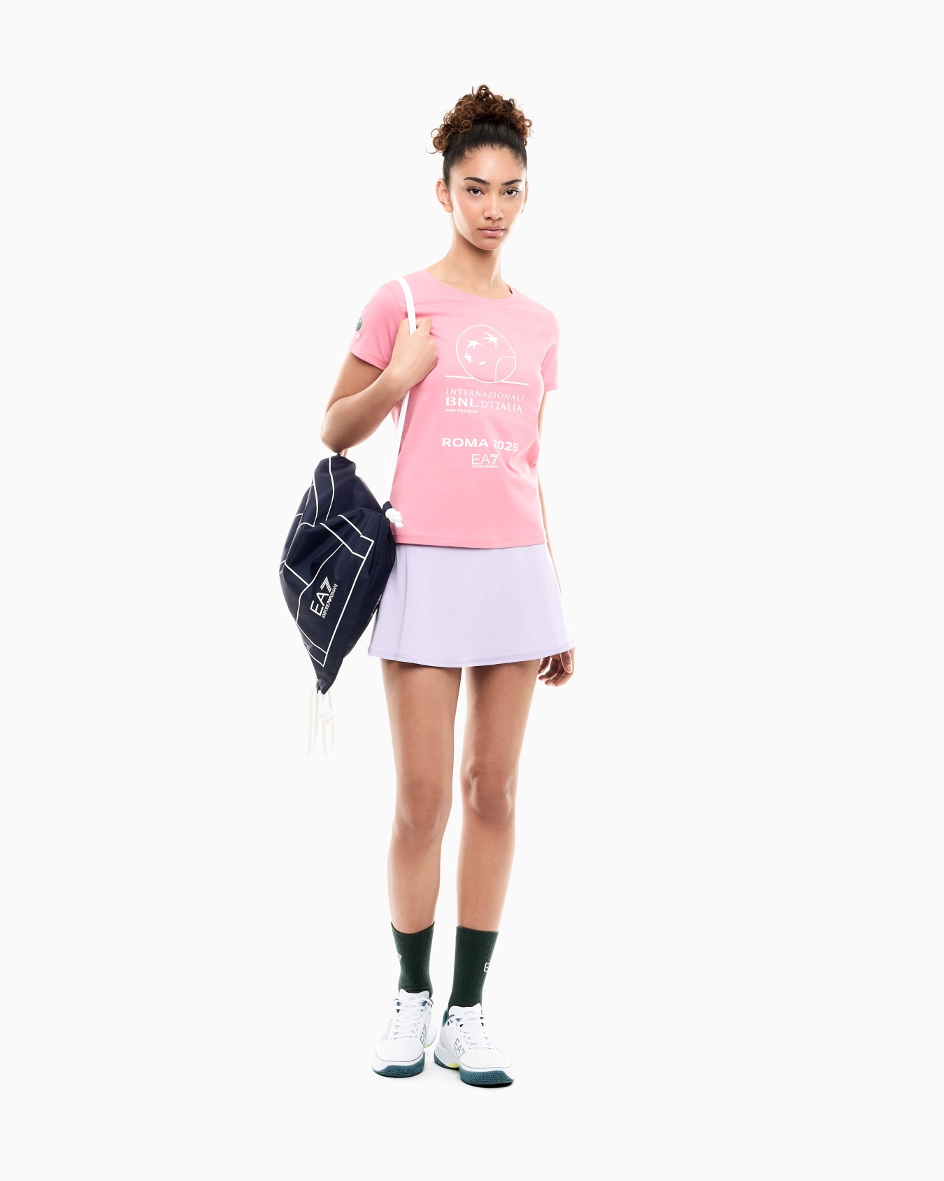 Internazionali BNL d'Italia cotton crew-neck T-shirt Slide 1