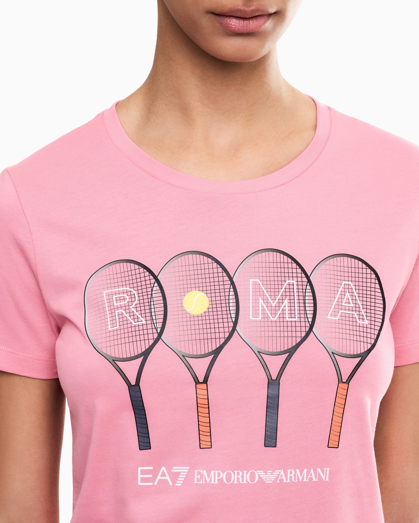 Internazionali BNL d'Italia cotton, crew-neck T-shirt with print Slide 6