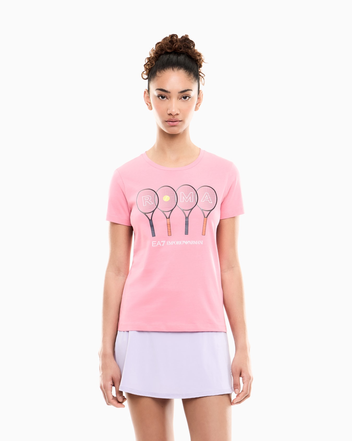 Internazionali BNL d'Italia cotton, crew-neck T-shirt with print Slide 3