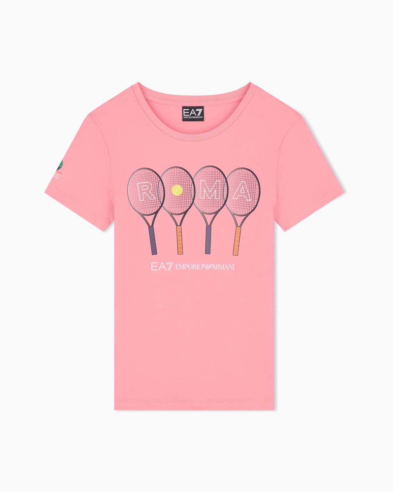 Internazionali BNL d'Italia cotton, crew-neck T-shirt with print Slide 0