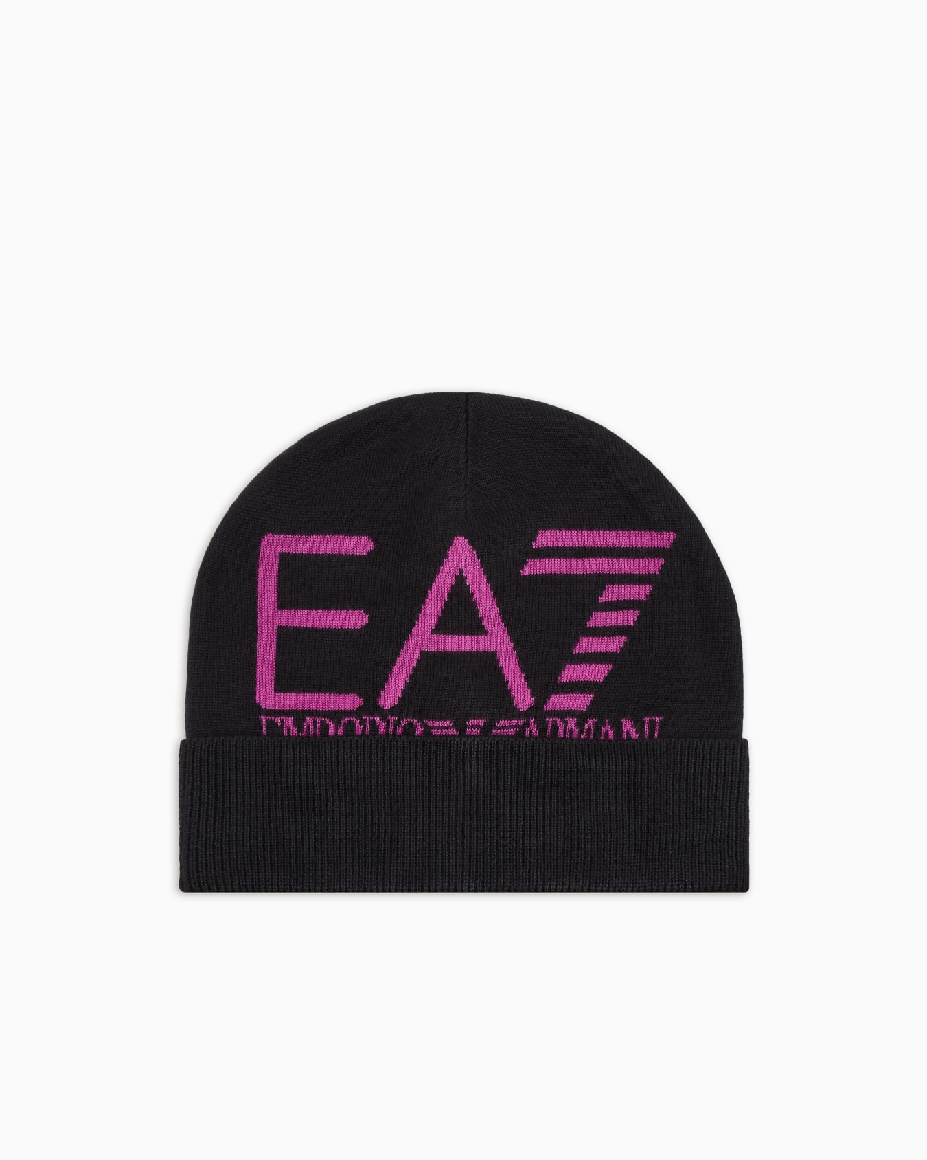 Visibility Beanie mit großem EA7-Logo Folie 0