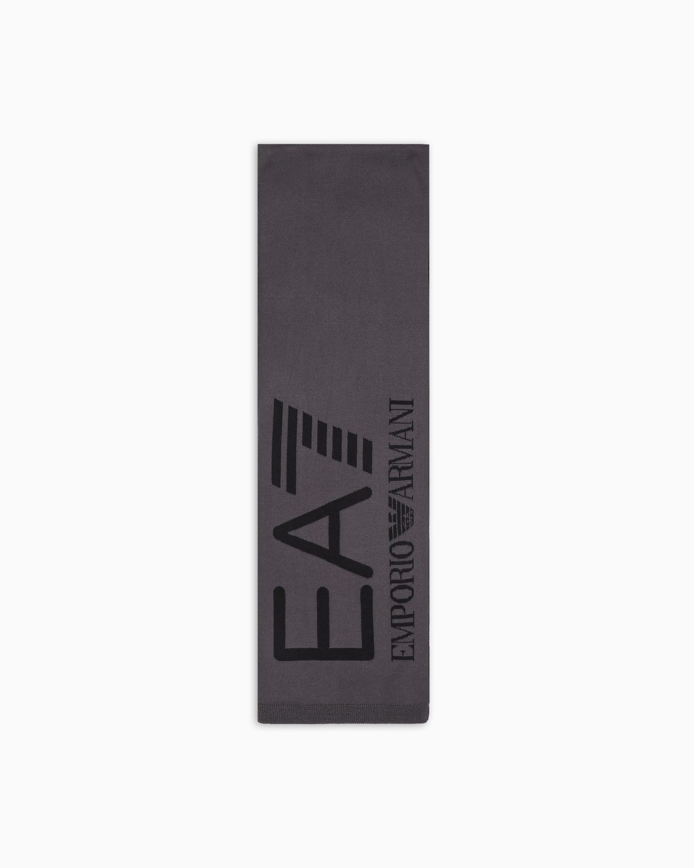Visibility scarf with EA7 oversized logo Slide 0