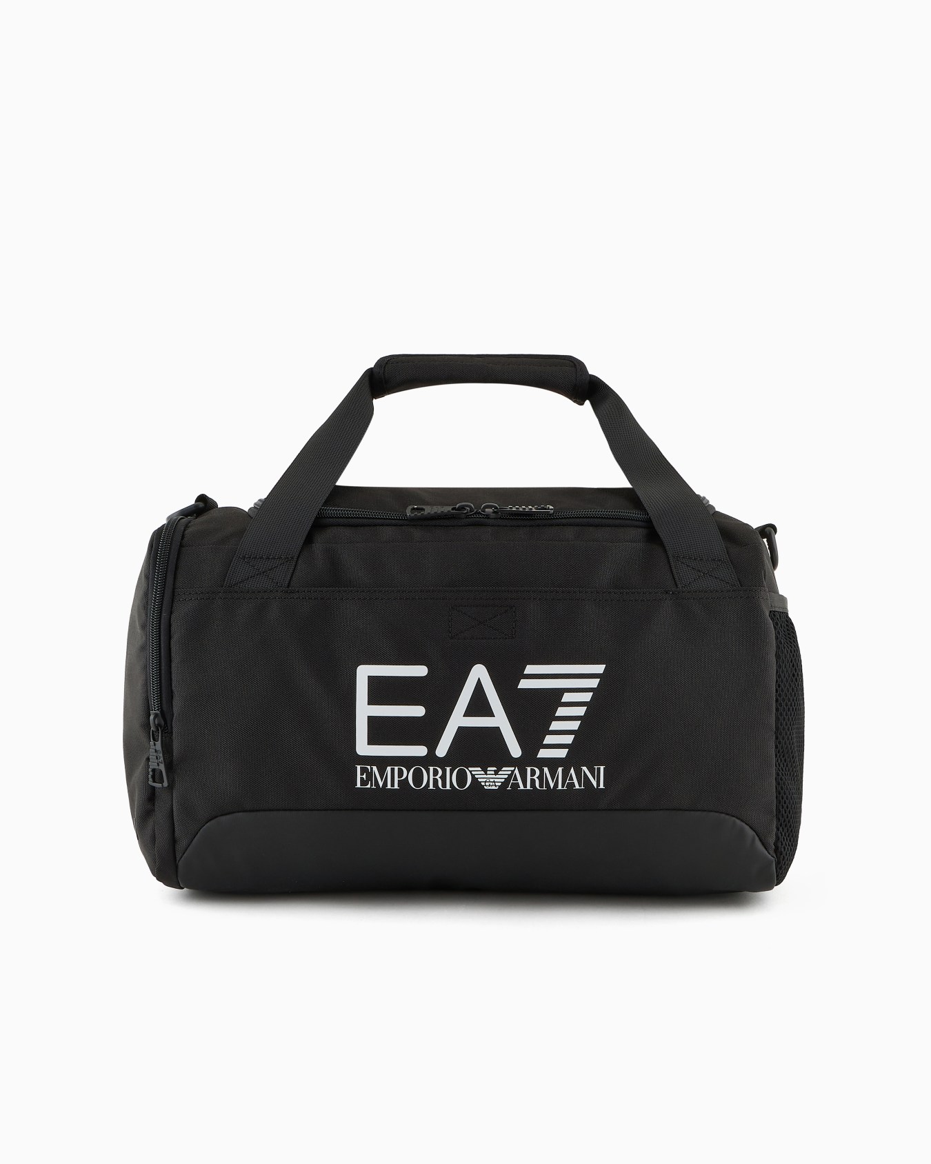 Petit sac de sport avec grand logo en tissu technique Diapositive 0