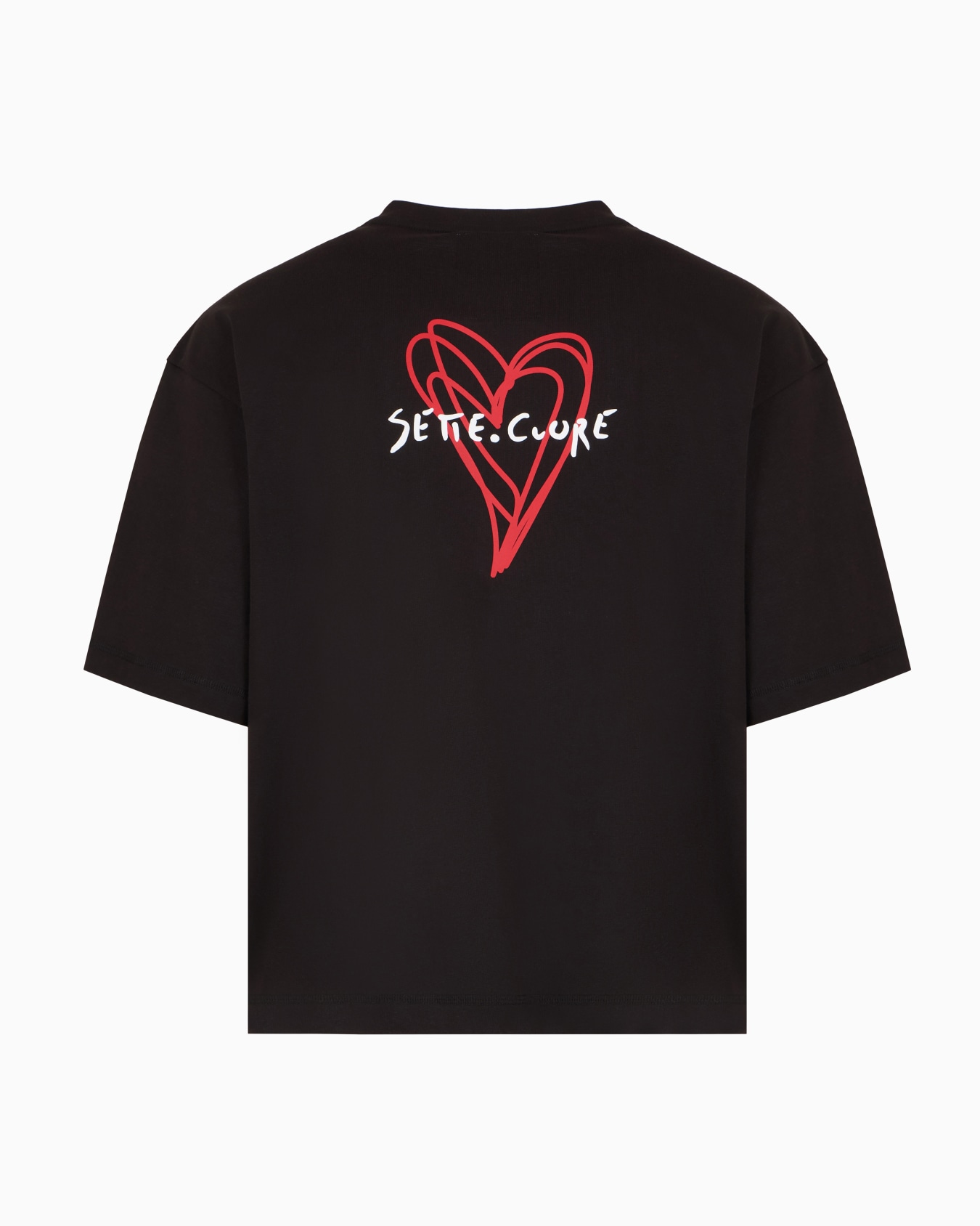 7.CUORE stretch cotton blend sweatshirt with zip closure and hood Slide 1