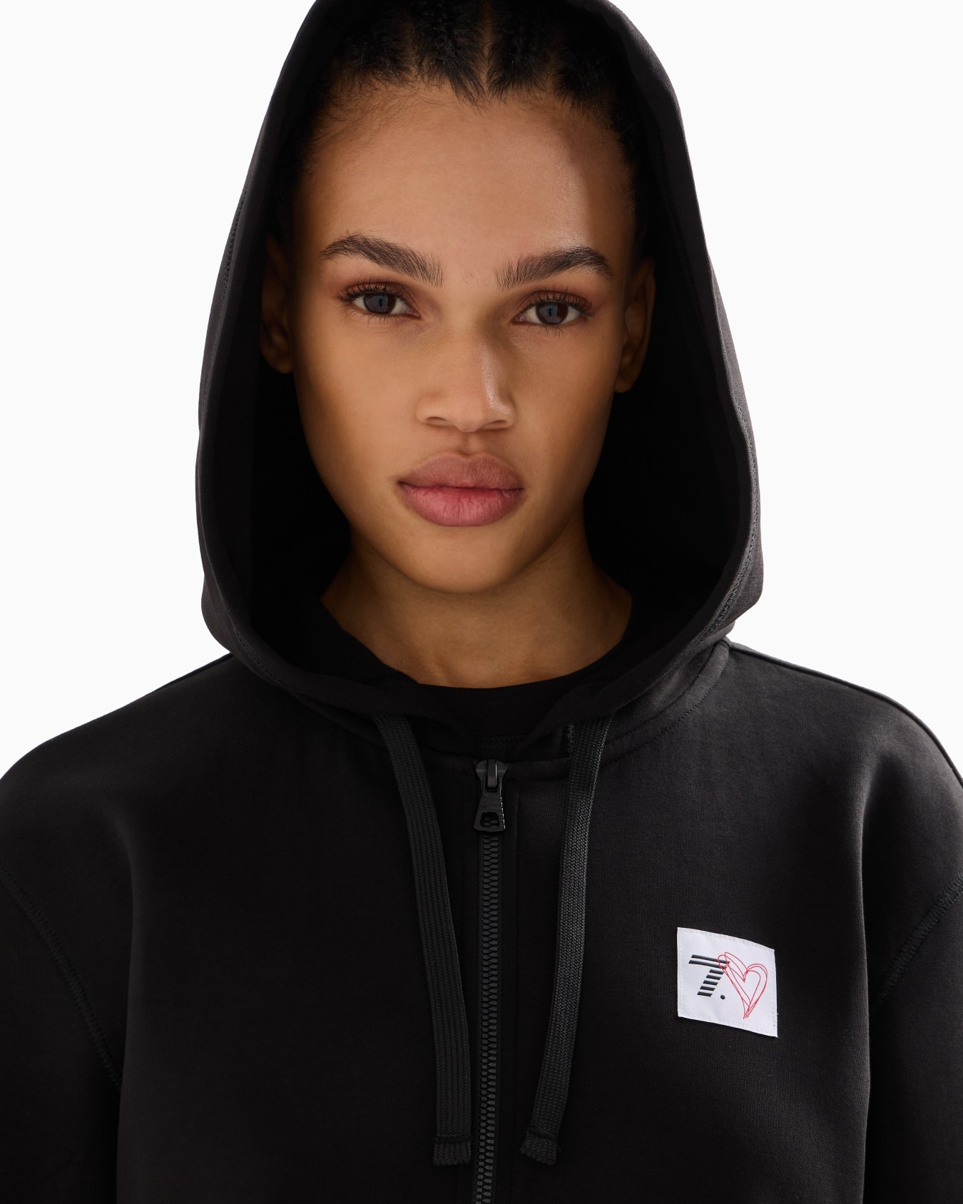 7.CUORE cotton jersey crew-neck T-shirt with print Slide 4