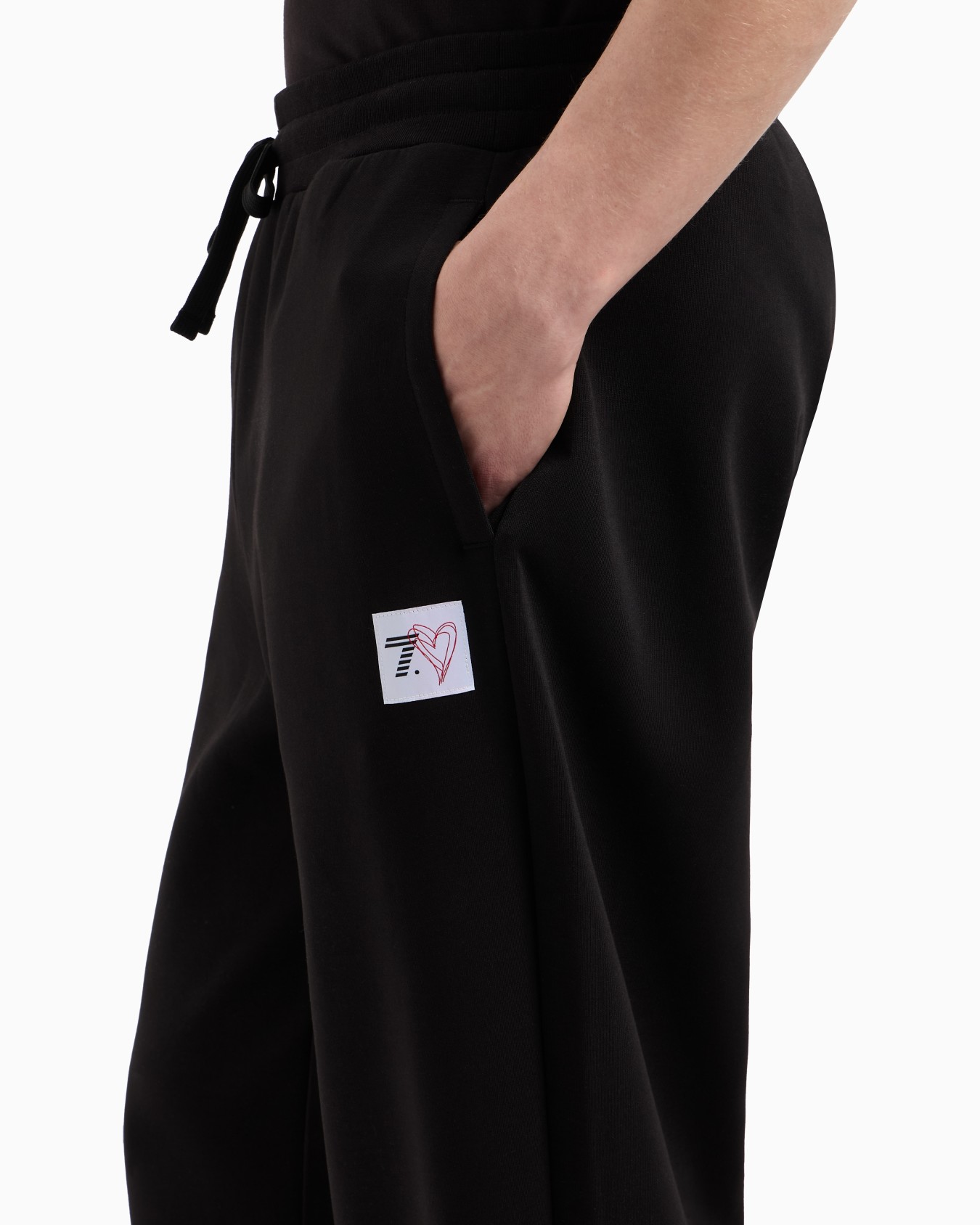 Pantaloni jogger 7.CUORE in misto cotone stretch Slide 4