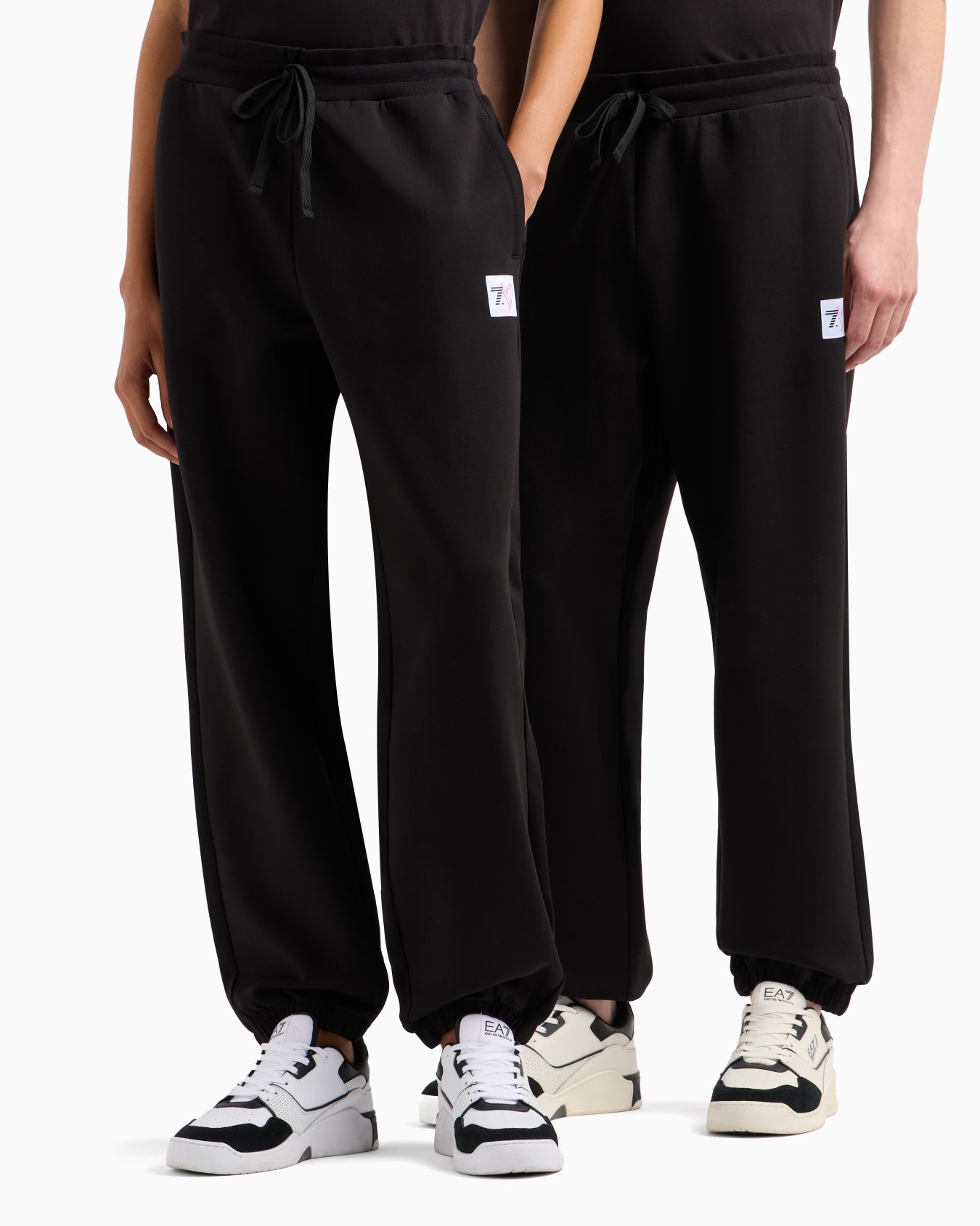 Pantaloni jogger 7.CUORE in misto cotone stretch Slide 2