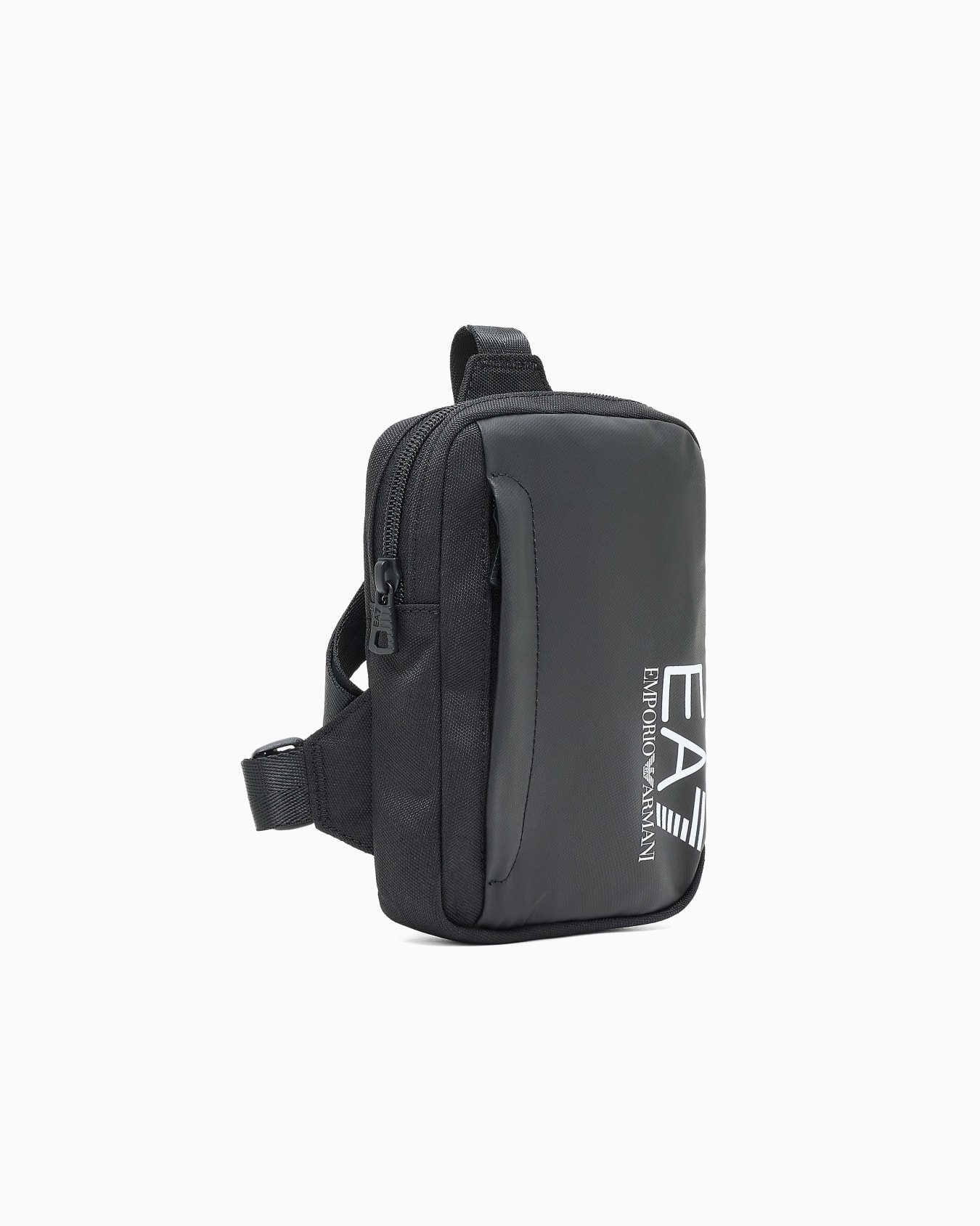 Petit sac à bandoulière Train Core avec grand logo EA7 Diapositive 1