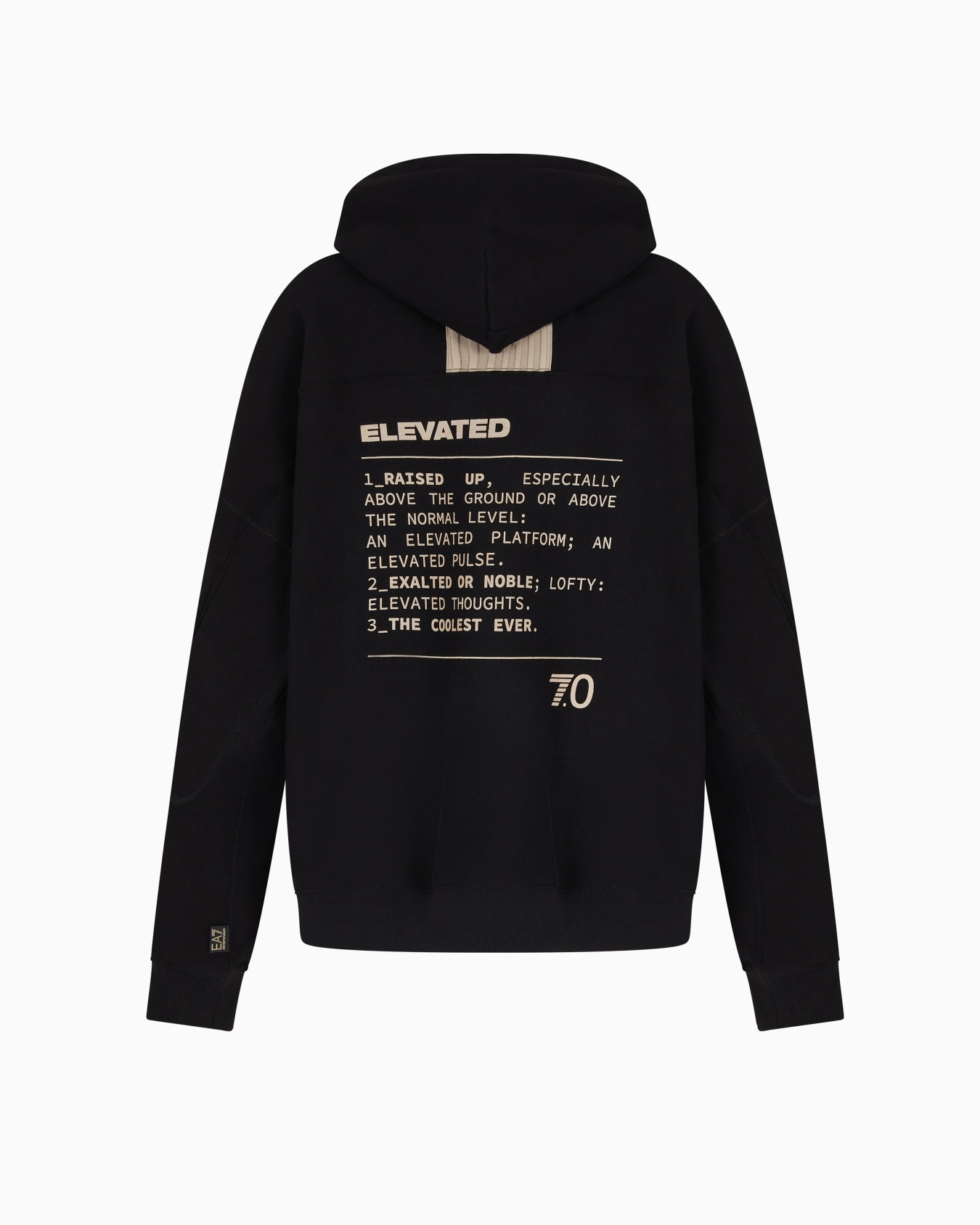 Felpa con cappuccio 7.0 in cotone Slide 1