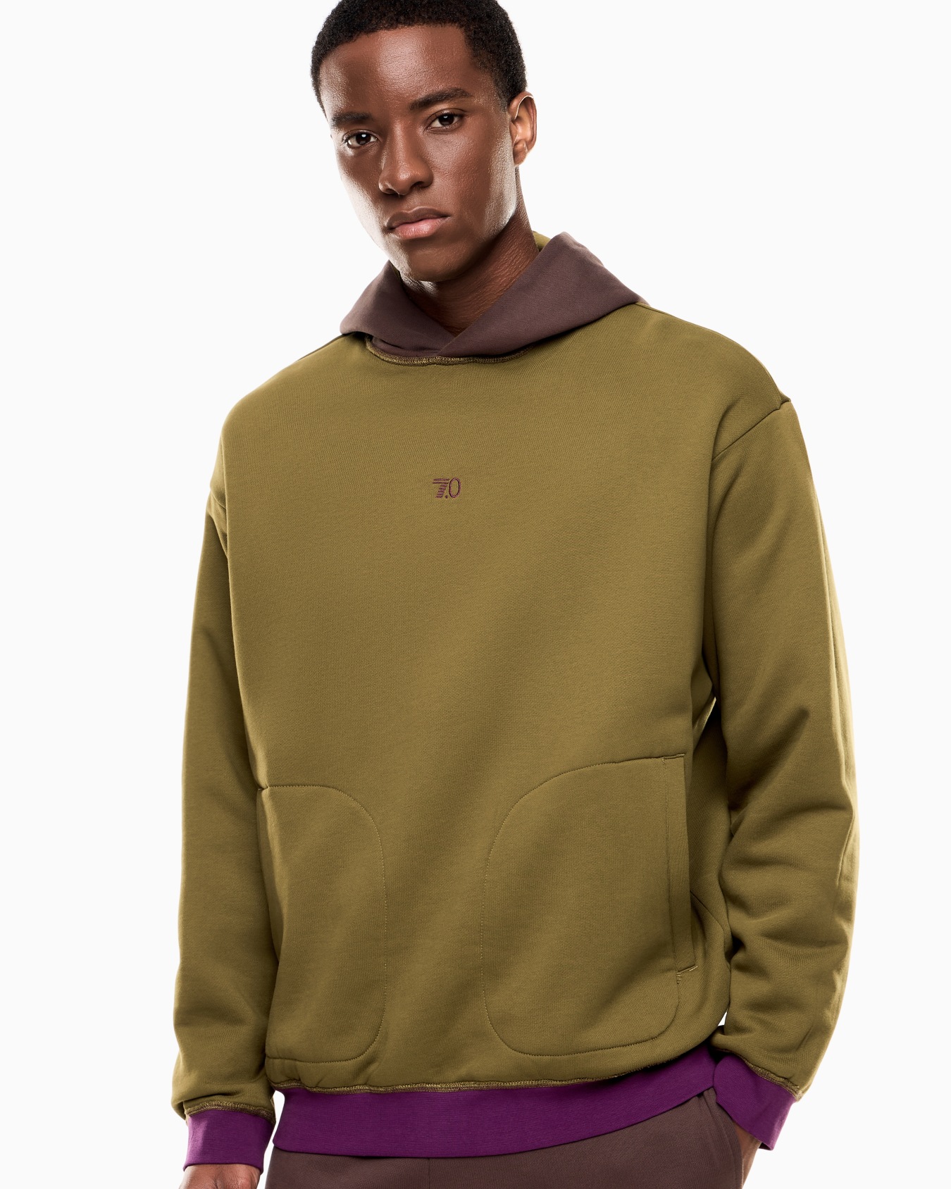 7.0 cotton-blend hooded sweatshirt Slide 5