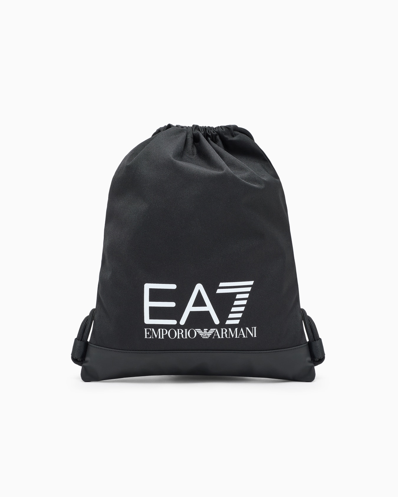 Sac Train Core à cordon de serrage en tissu recyclé avec grand logo EA7 Diapositive 0