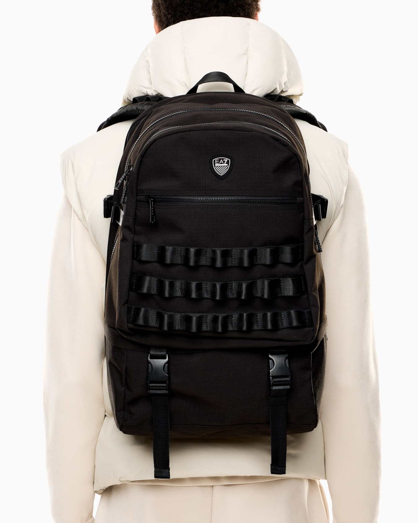 Runder Rucksack aus Funktionsgewebe Folie 5