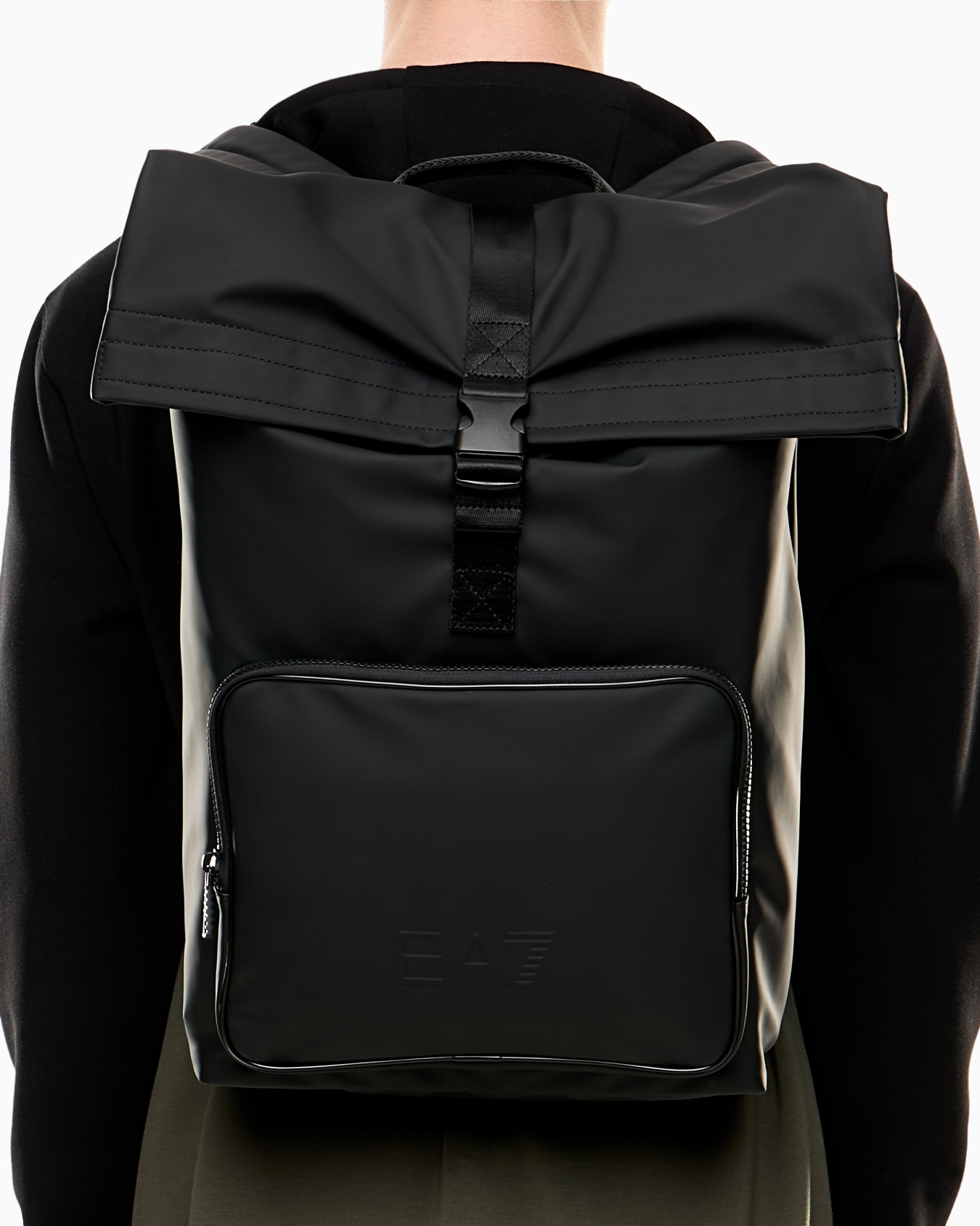 Backpack in rubberised fabric Slide 5