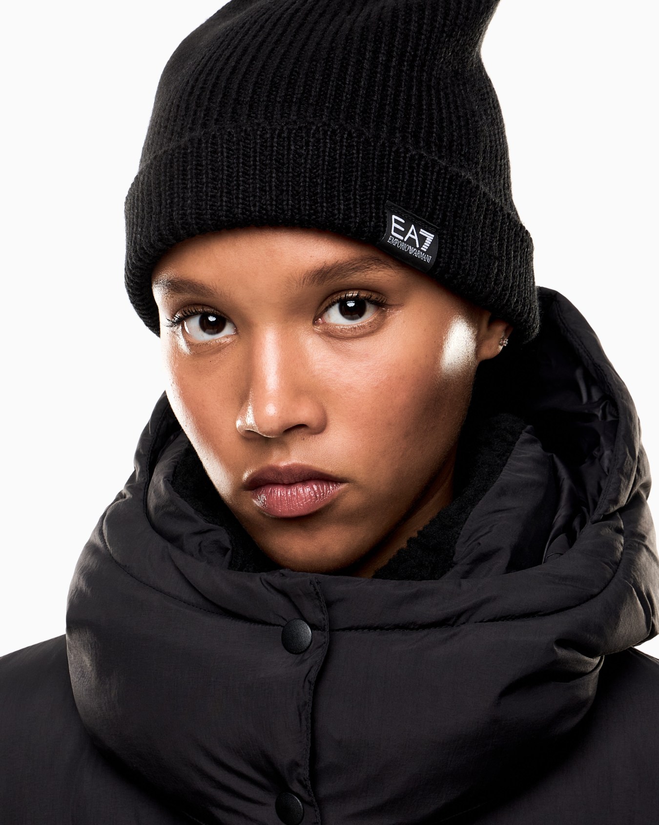 Wool-blend fisherman beanie Slide 2