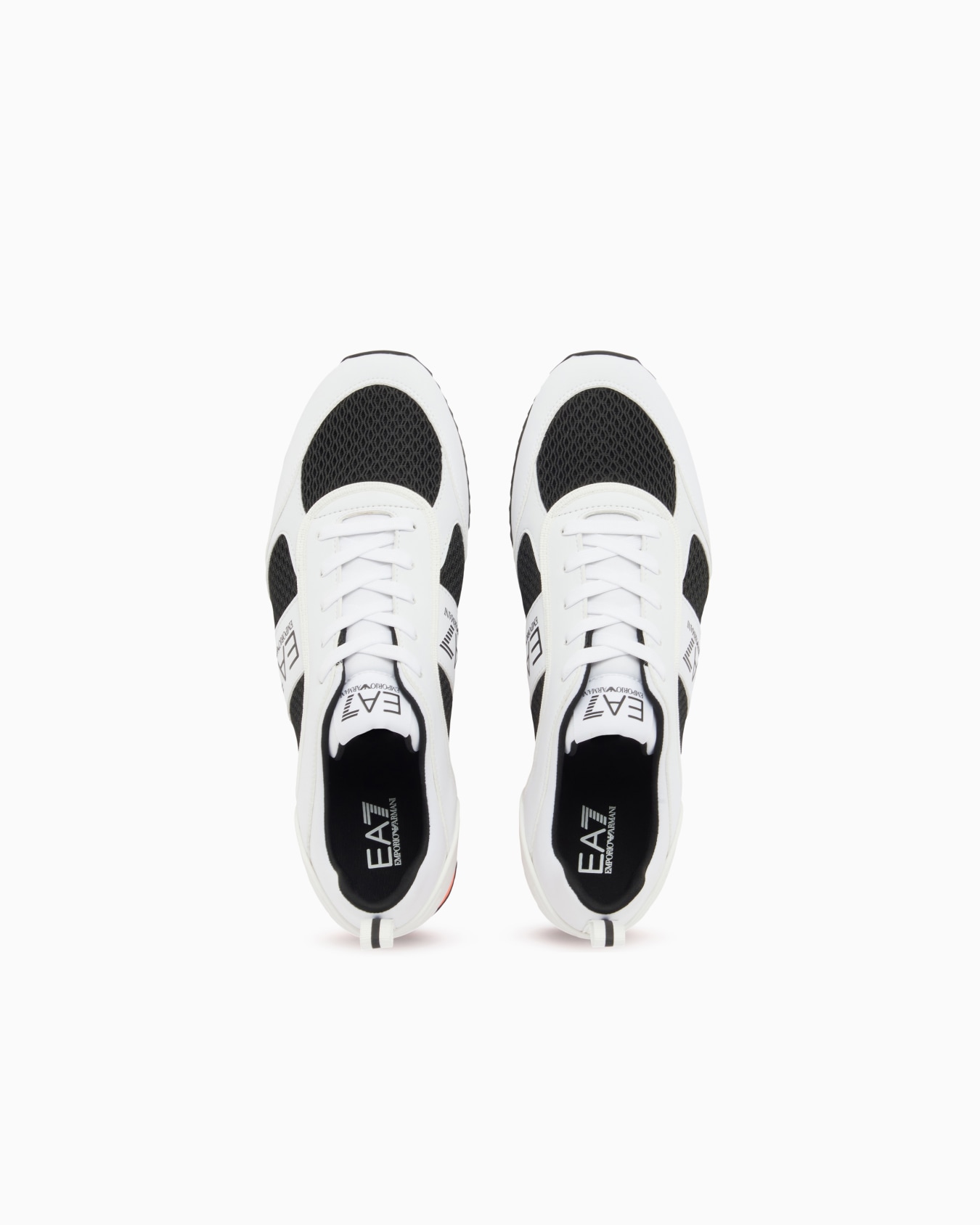 Deportivas Black and White Laces Diapositiva 2