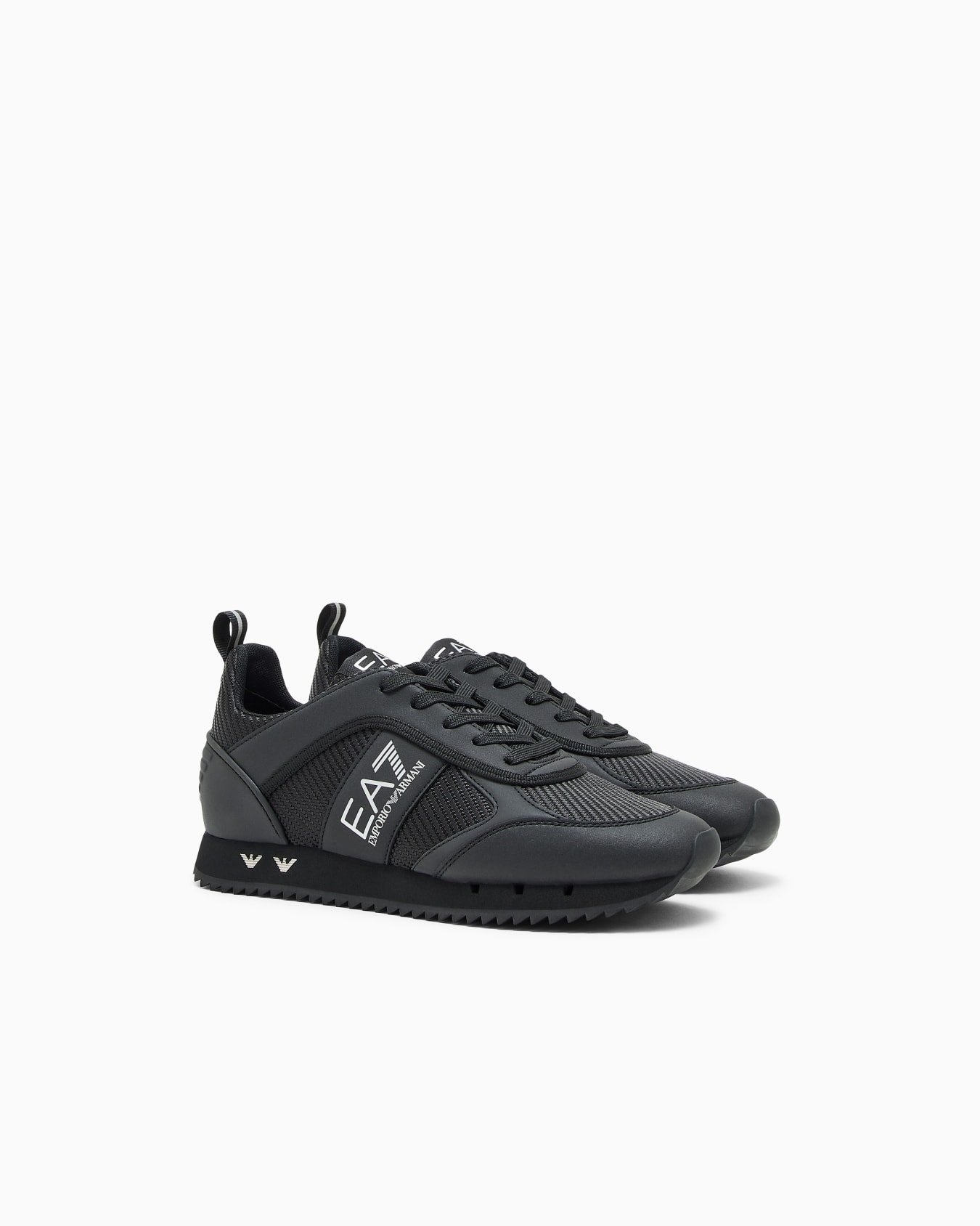 Sneakers Black and White Carbon Slide 1
