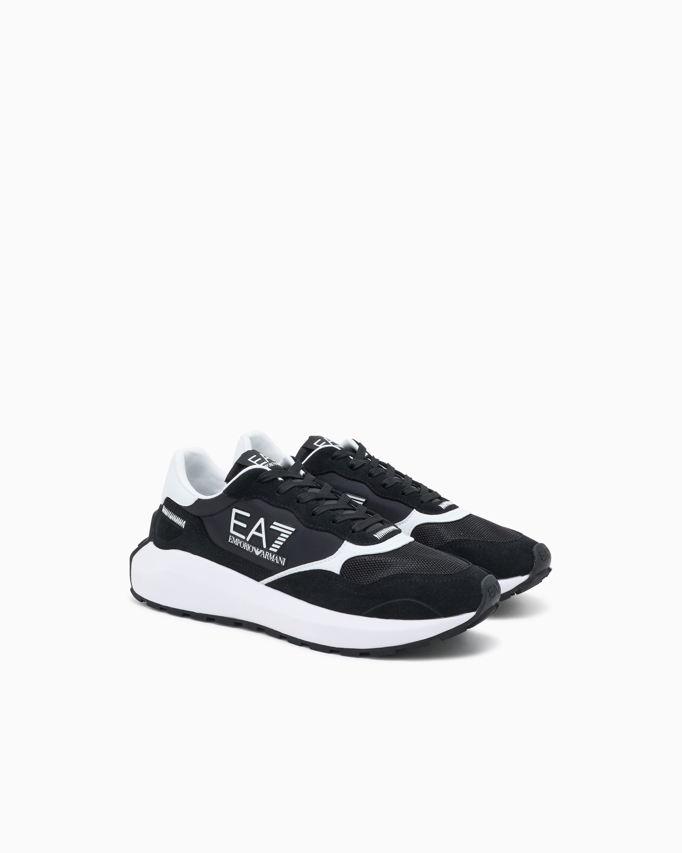Wader sneakers in suede with mesh inserts Slide 2