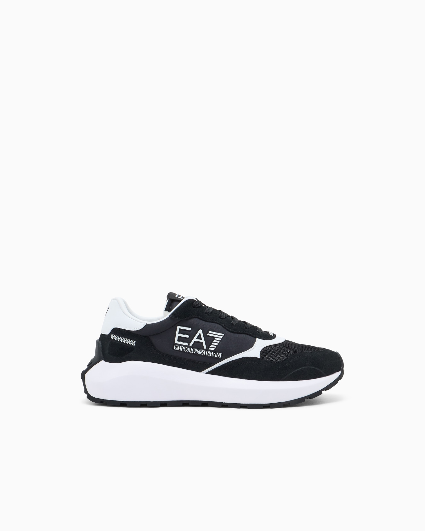 Wader sneakers in suede with mesh inserts Slide 0