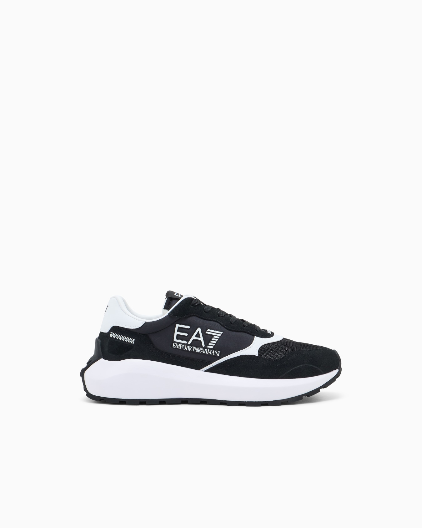 Wader スニーカー スエード製 メッシュ切替え スライドする 0