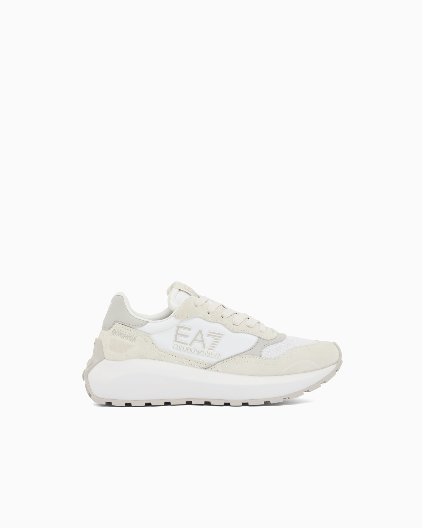 Wader スニーカー スエード製 メッシュ切替え スライドする 0