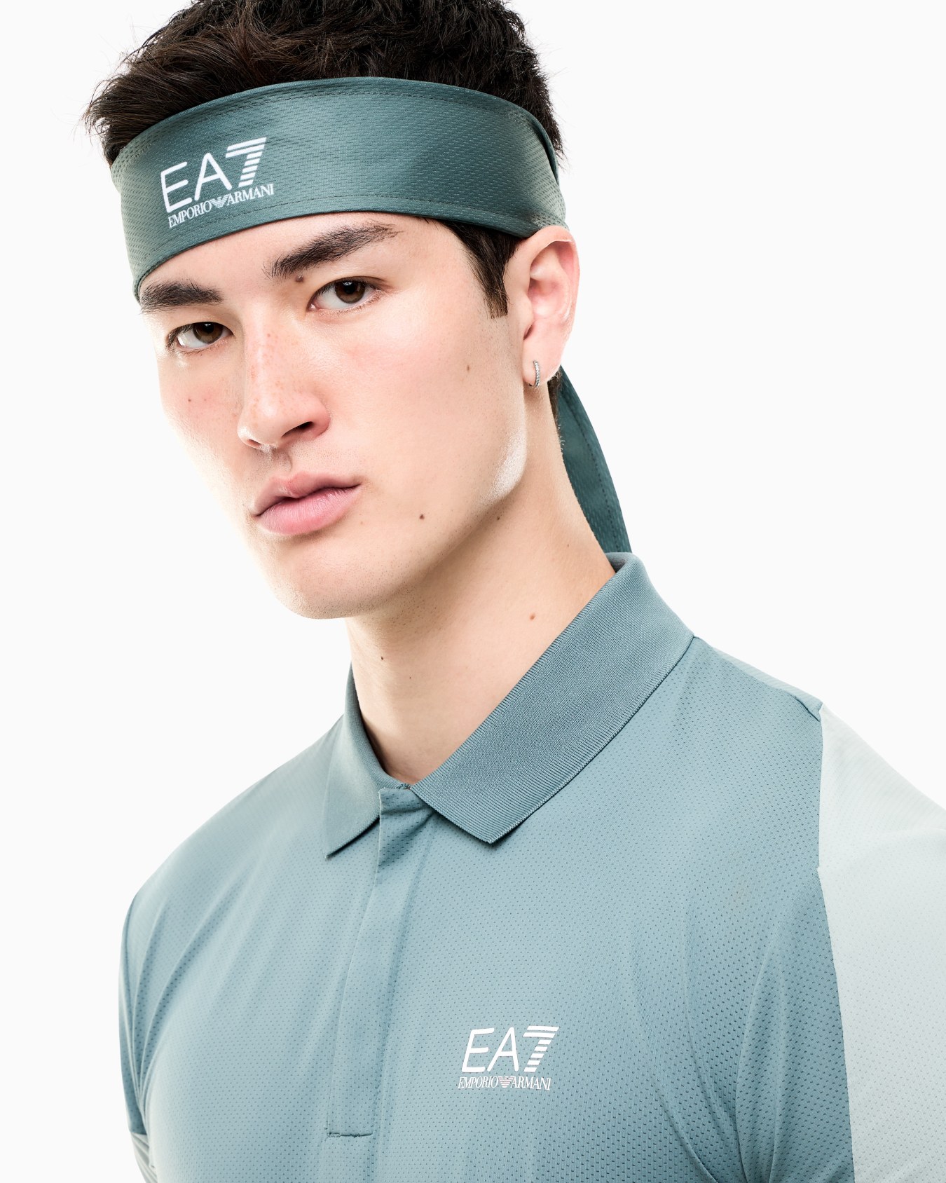 Stretch band in technical fabric Tennis Pro U Headband Slide 2