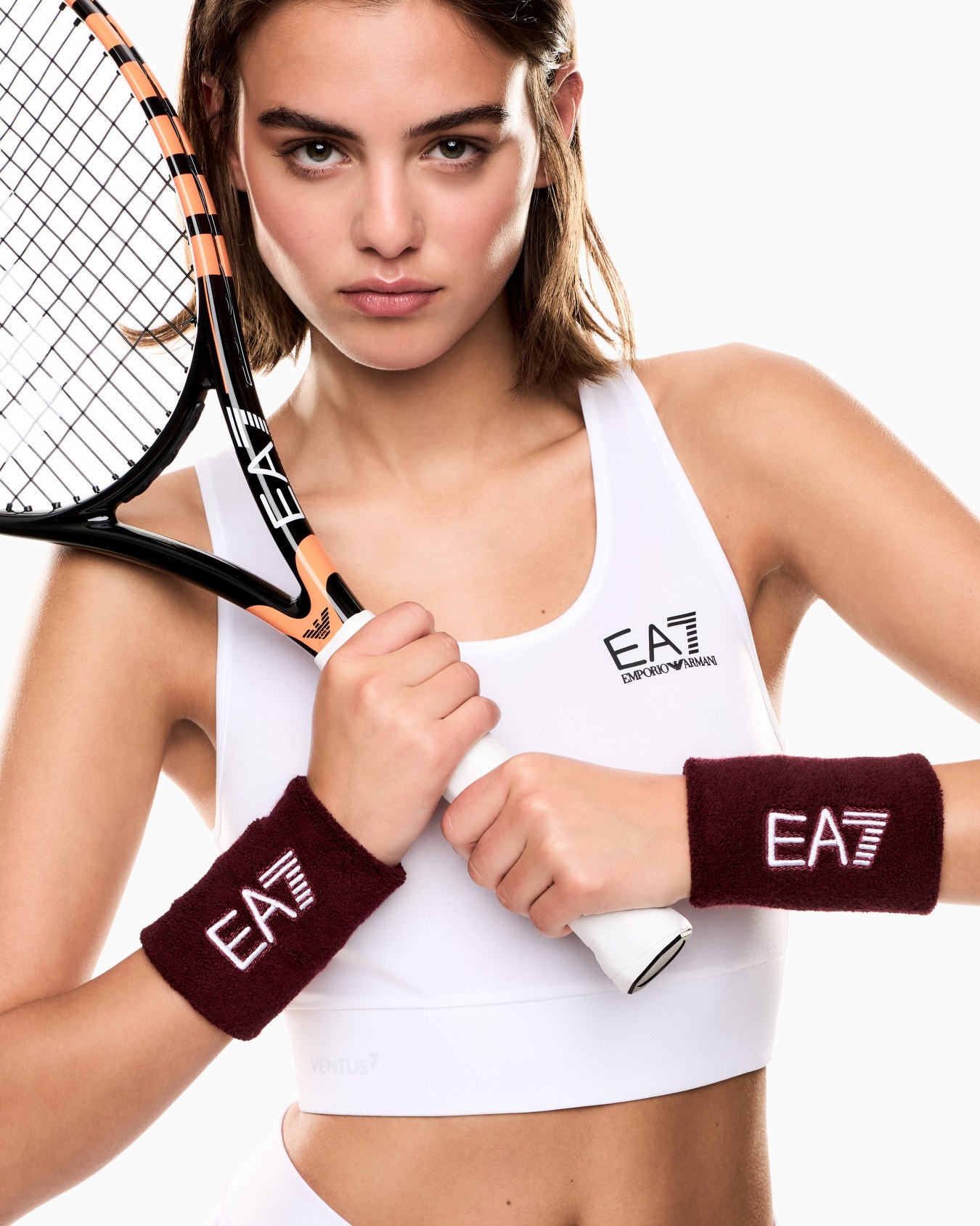 Tennis Pro stretch-cotton blend wristbands Slide 2