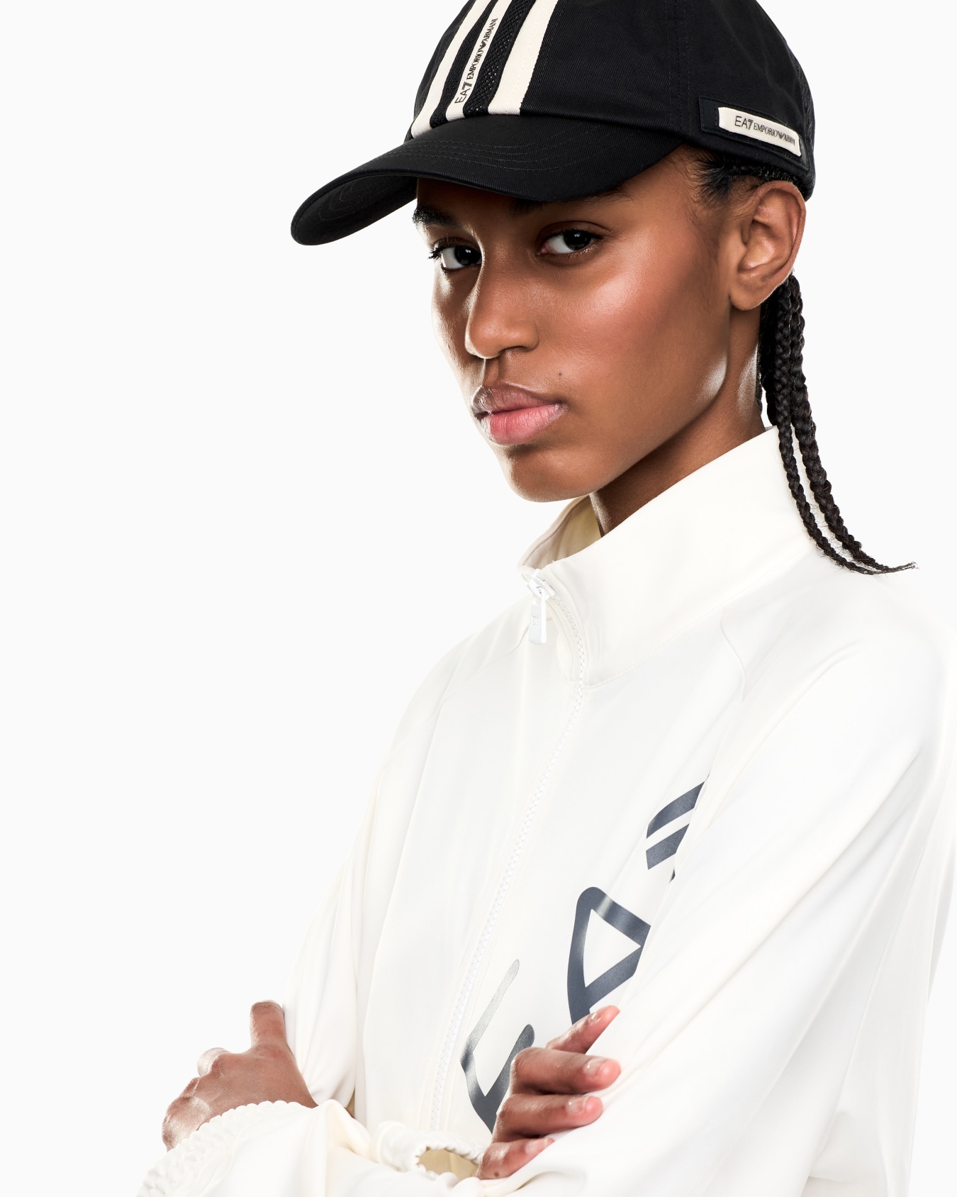 Cappellino da baseball con dettaglio logo tape Slide 3