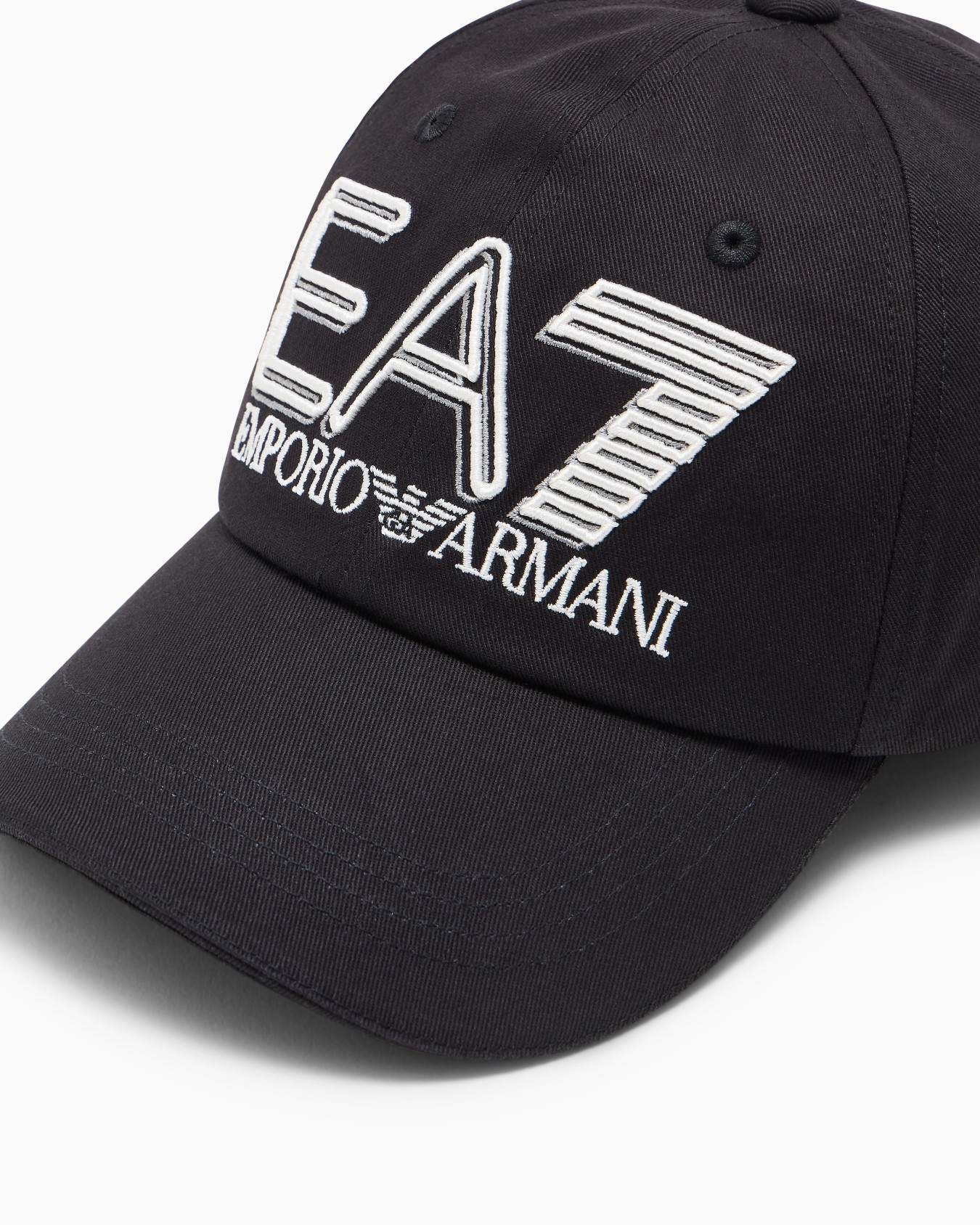 Cotton Baseball Hat with Visor Slide 2