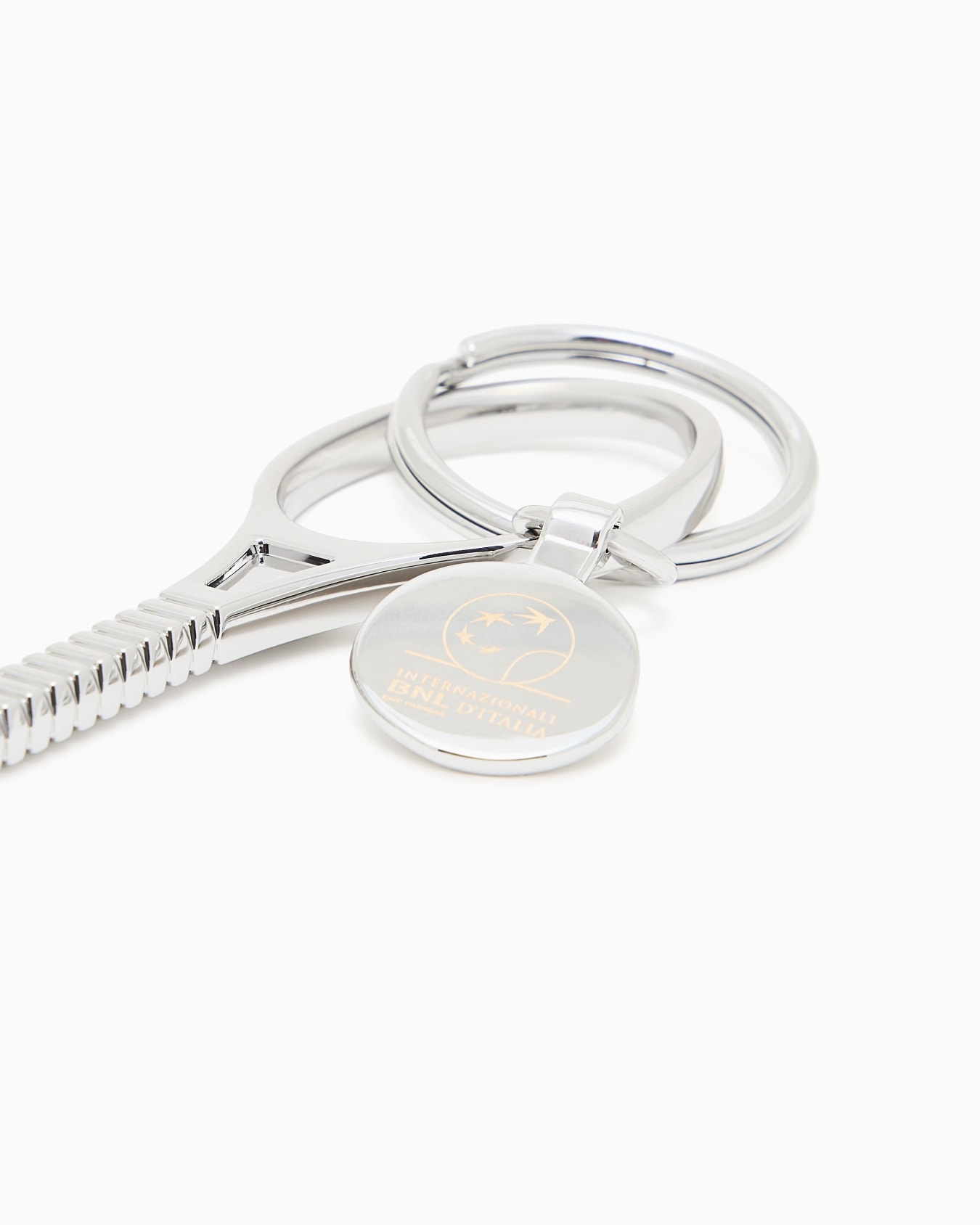 Internazionali BNL d'Italia portachiavi a forma di racchetta Slide 1