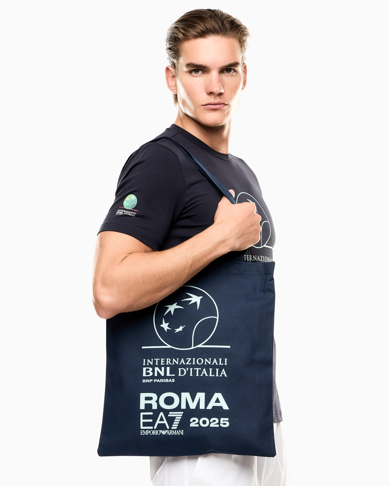 Internazionali BNL d'Italia tote bag in cotone Slide 3