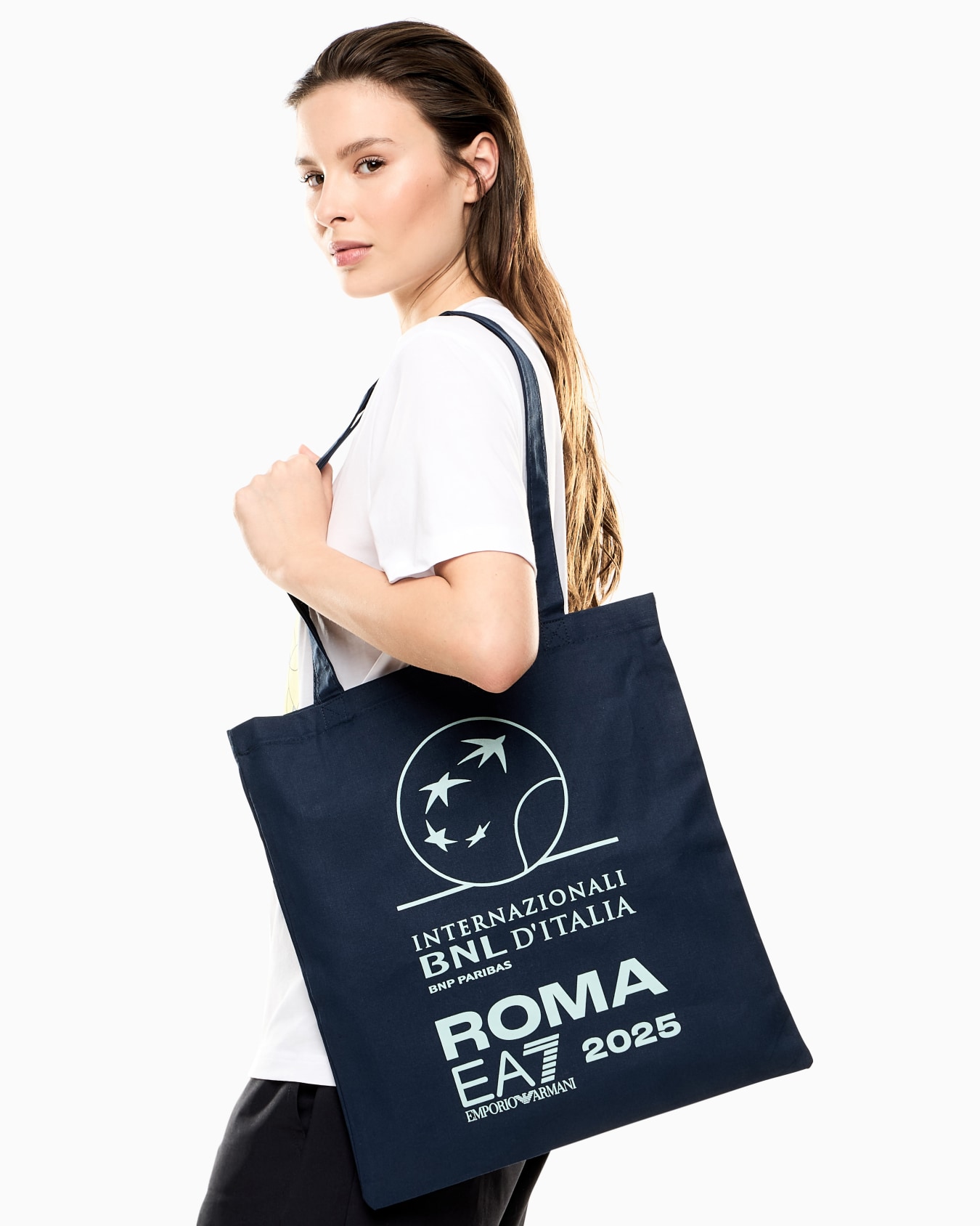 Internazionali BNL d'Italia tote bag in cotone Slide 4