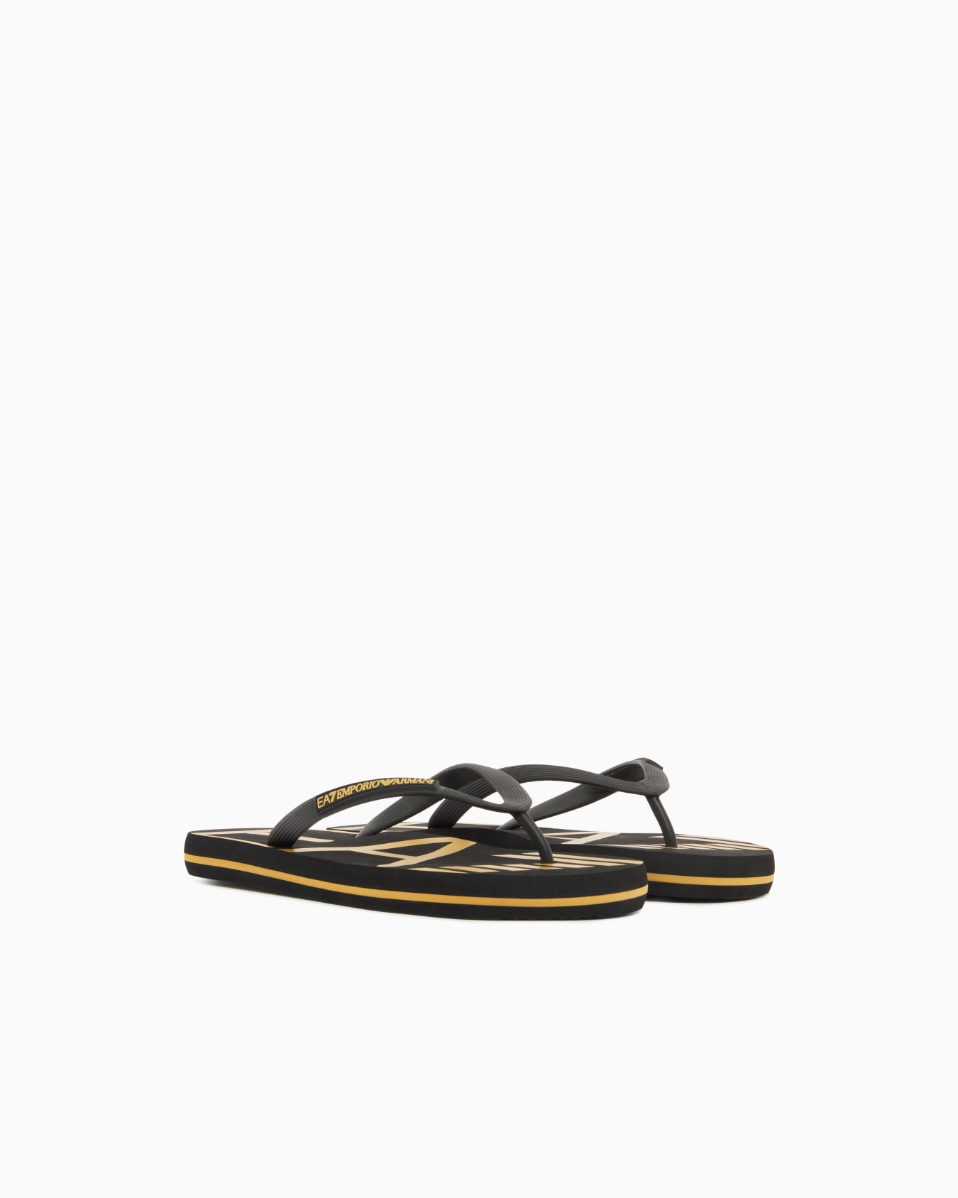 Rubber flip-flops with logo Slide 1