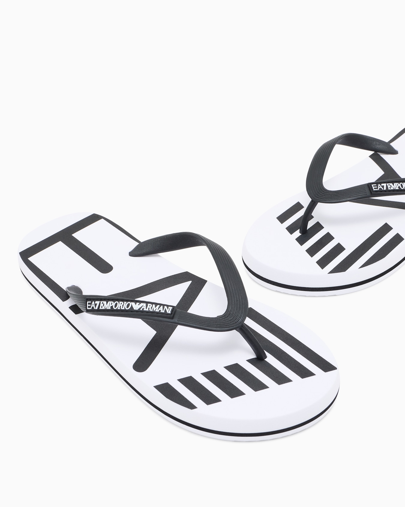 Rubber flip-flops with logo Slide 1