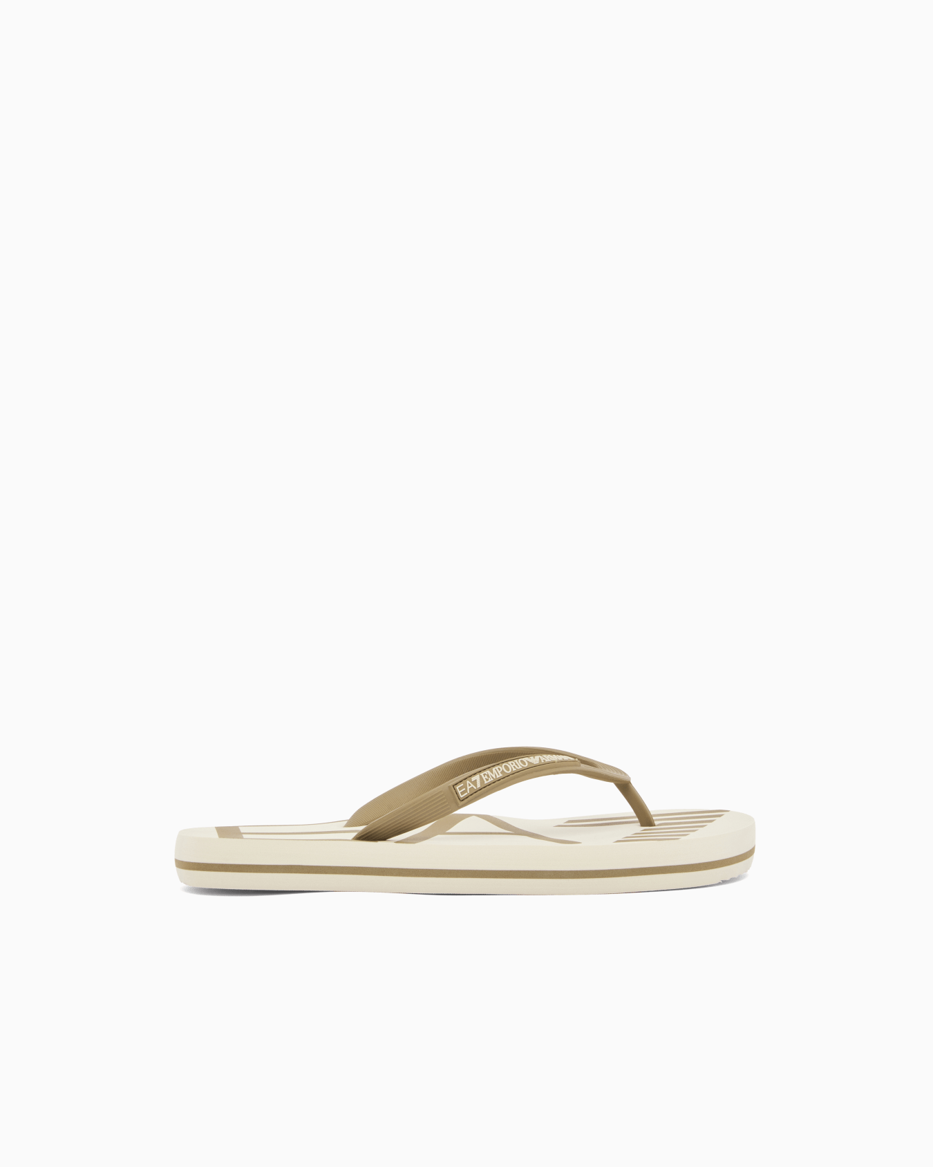 Rubber flip-flops with logo Slide 0