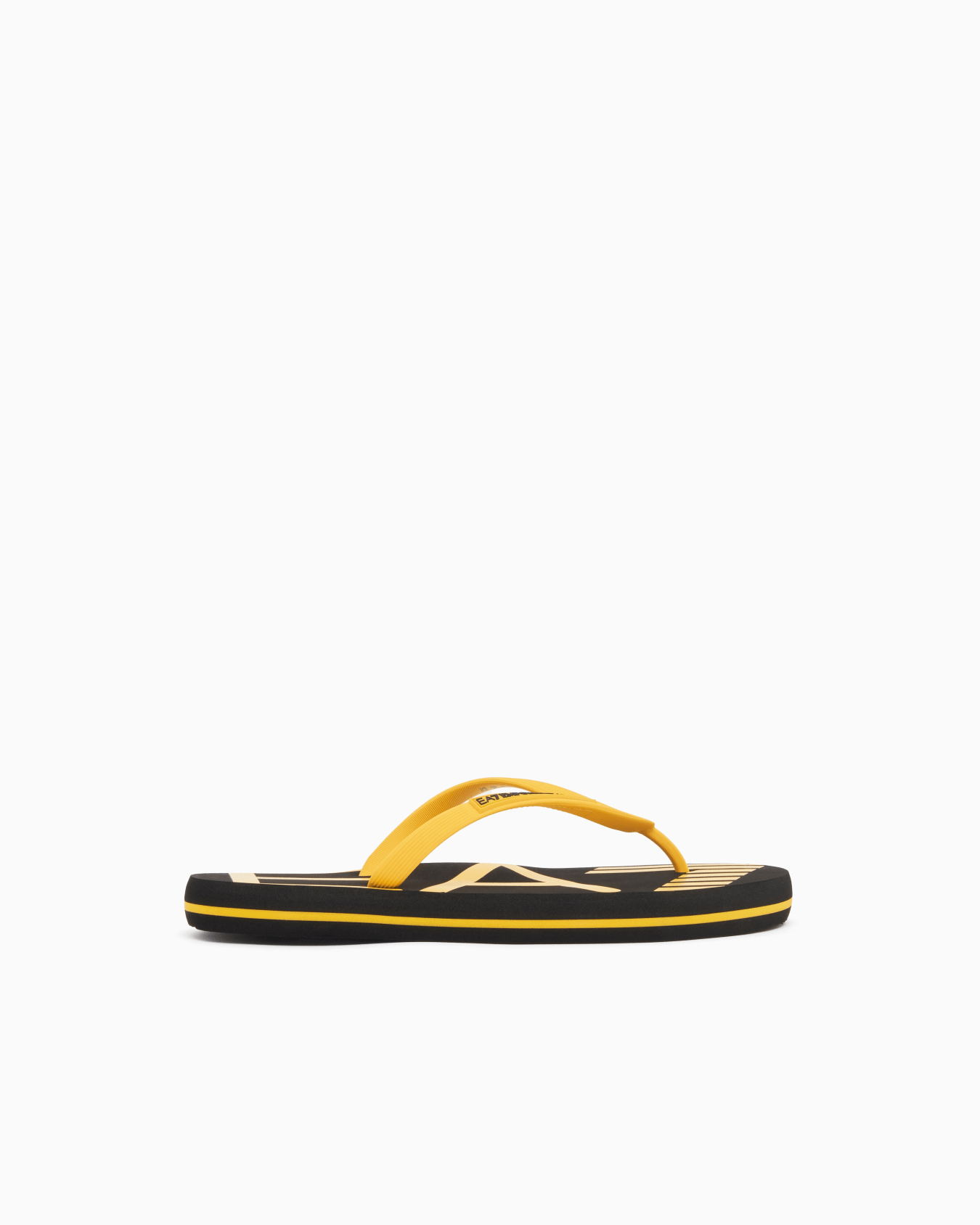 Rubber flip-flops with logo Slide 0
