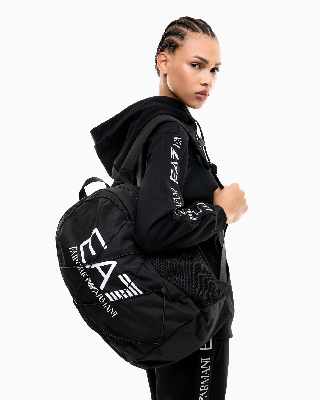 Backpack in coated fabric Slide 6