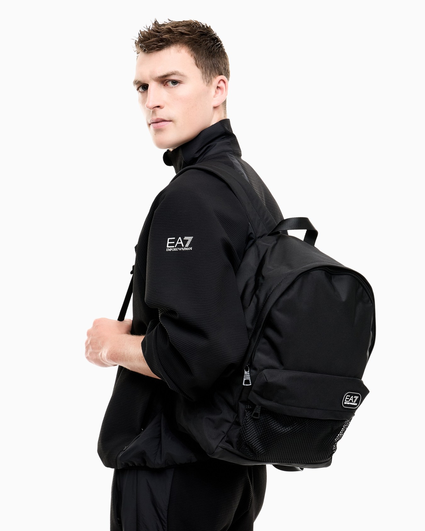Backpack in coated fabric Slide 5