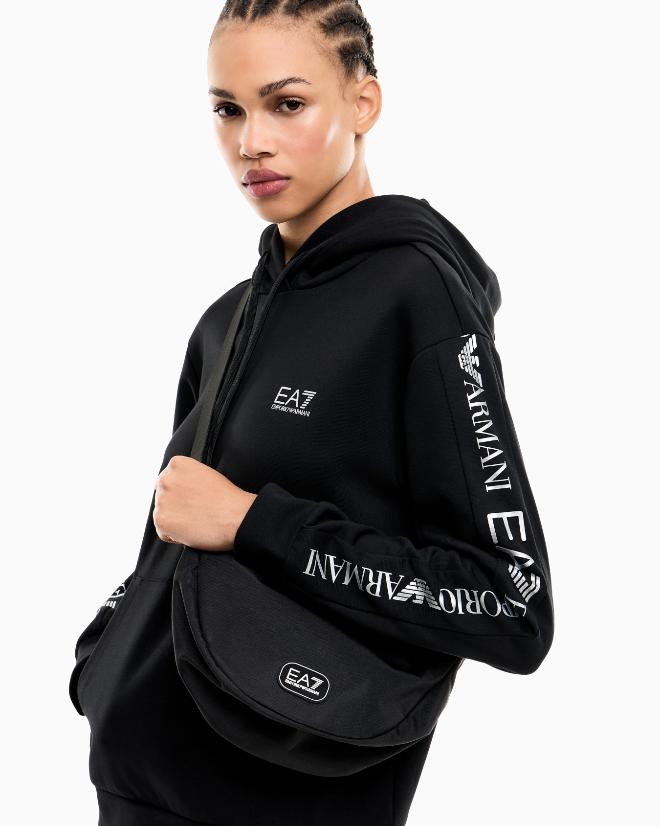 Sling bag in coated fabric Slide 6