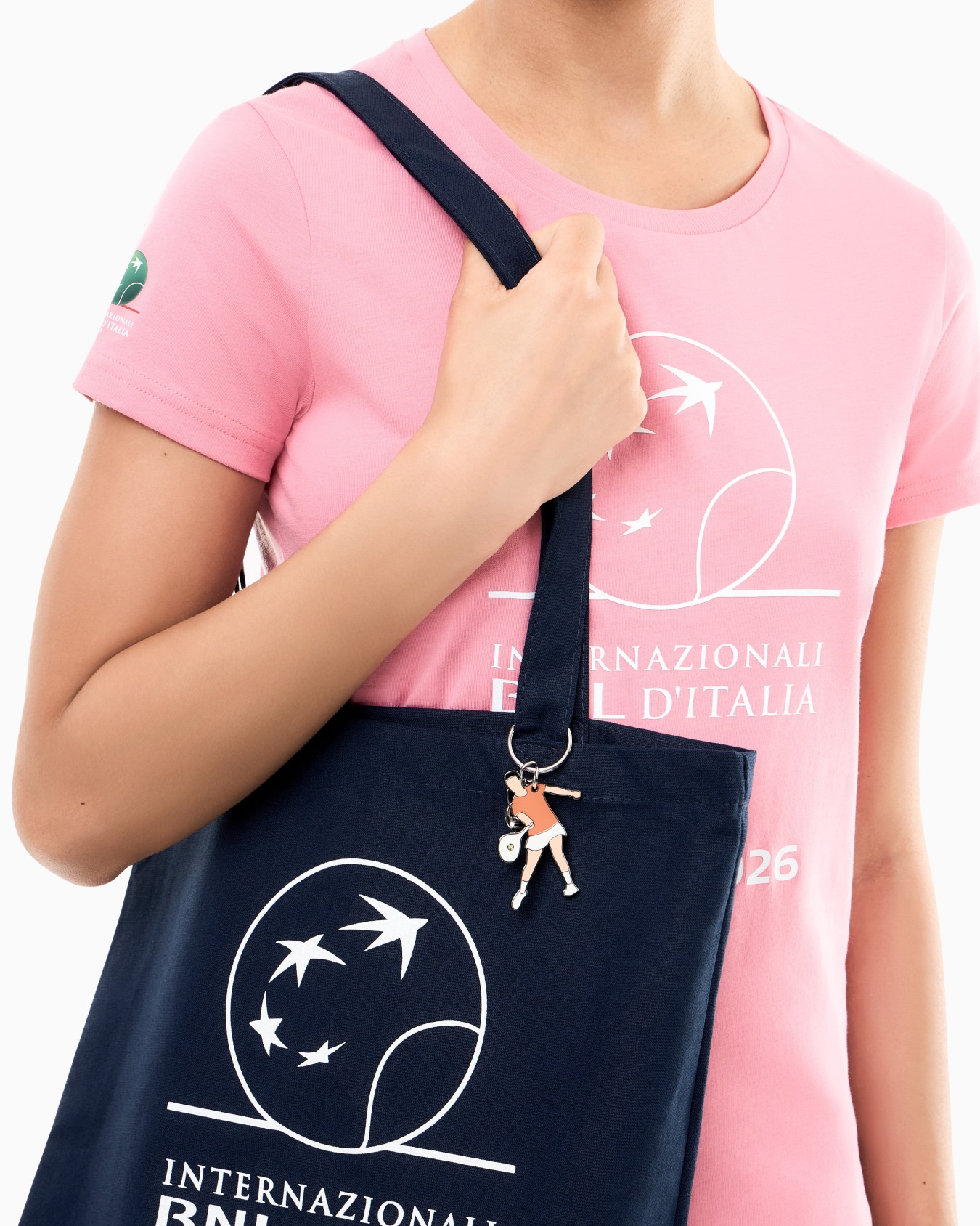 Internazionali BNL d'Italia tennis player-shaped keyring Slide 3