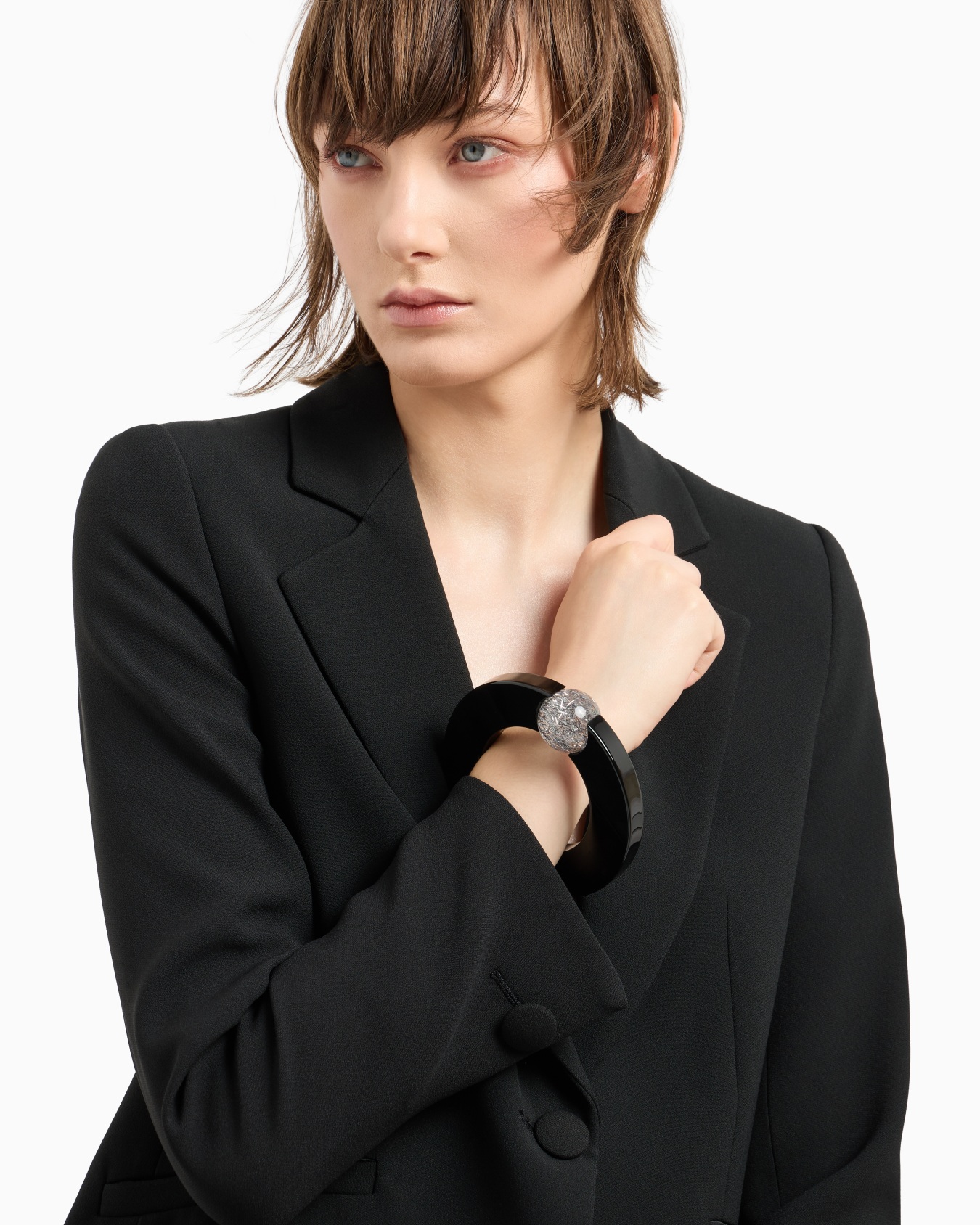 Round bangle with sphere Slide 2