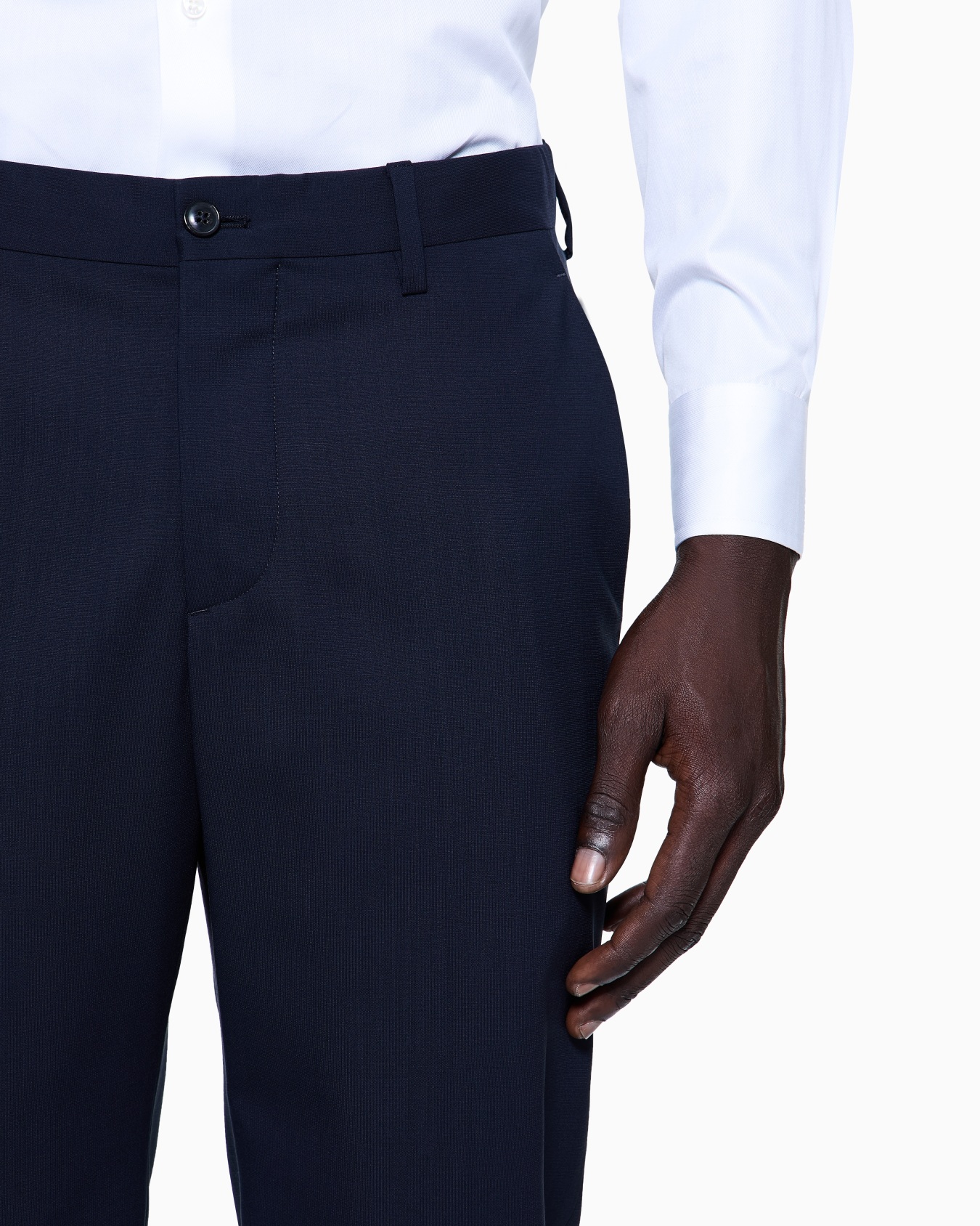 Costume gamme Soho à simple boutonnage en laine vierge Diapositive 4