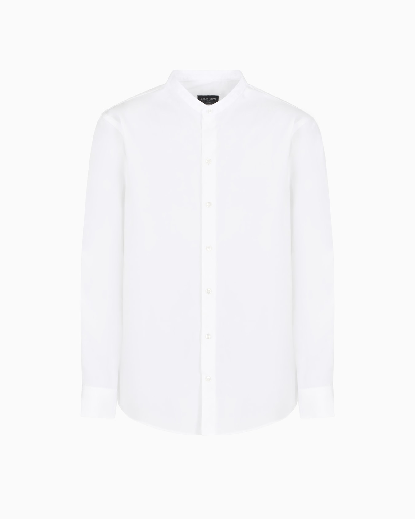 Camicia Icon in cotone unito stretch Slide 0
