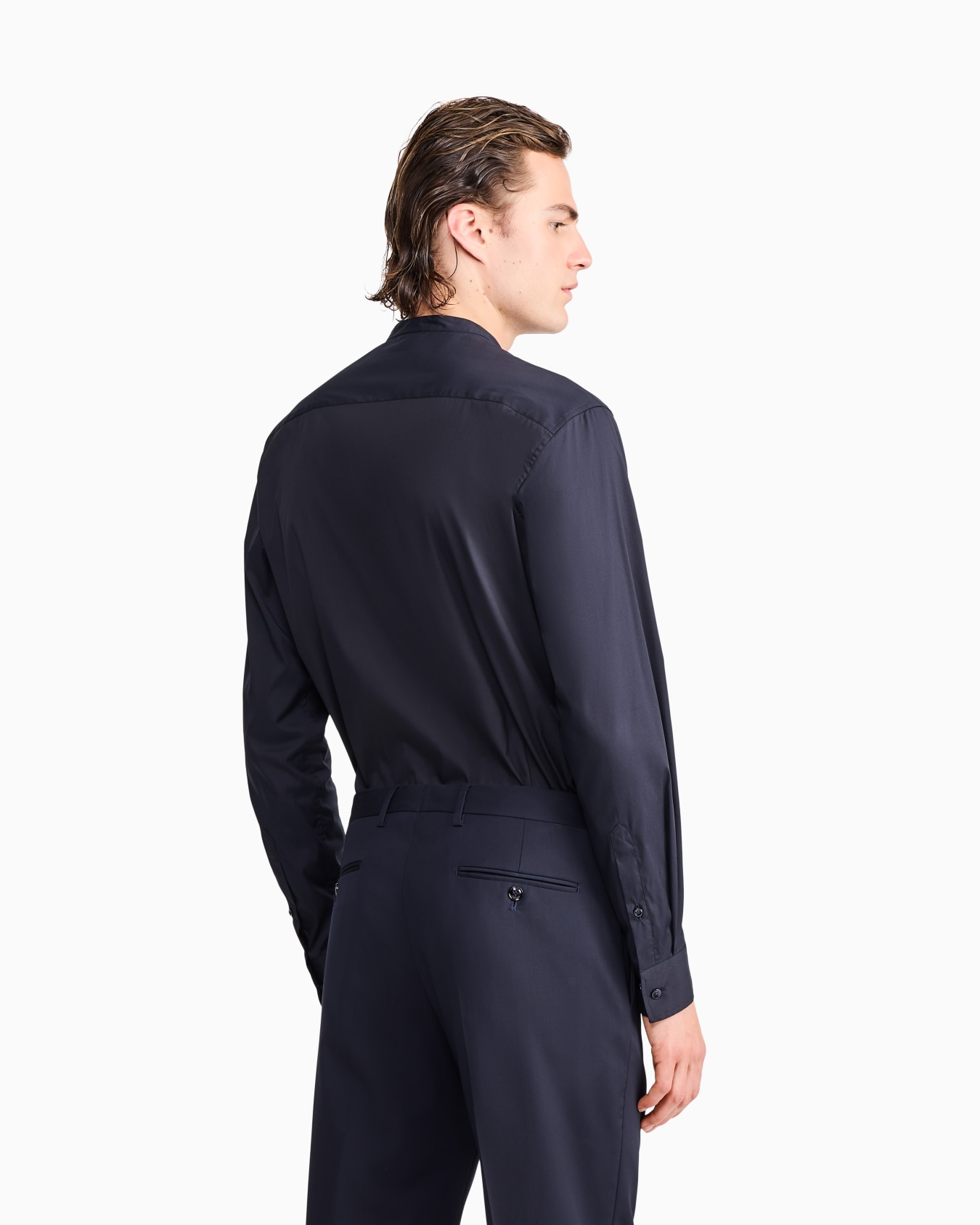 Camisa de algodón icon con cuello mao Icon Diapositiva 5