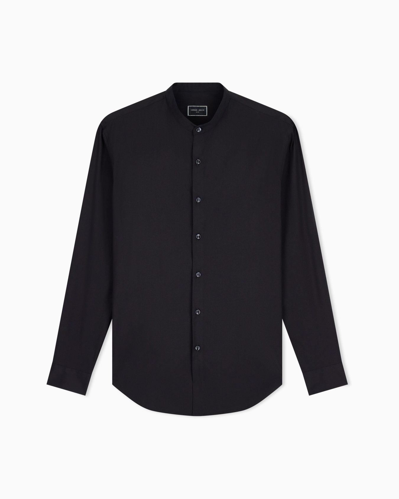 Plain-knit stretch cotton Icon shirt Slide 0