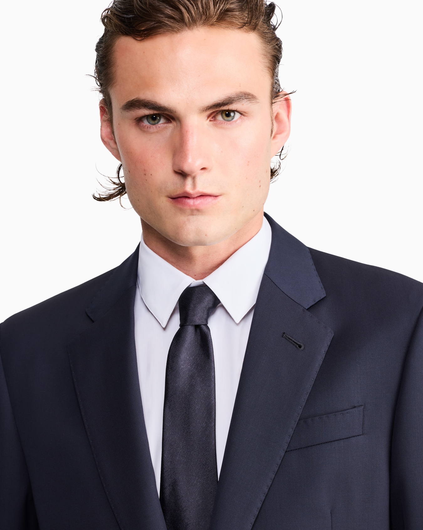 Camisa tejido elástico de cuello con varillas Essential Diapositiva 6