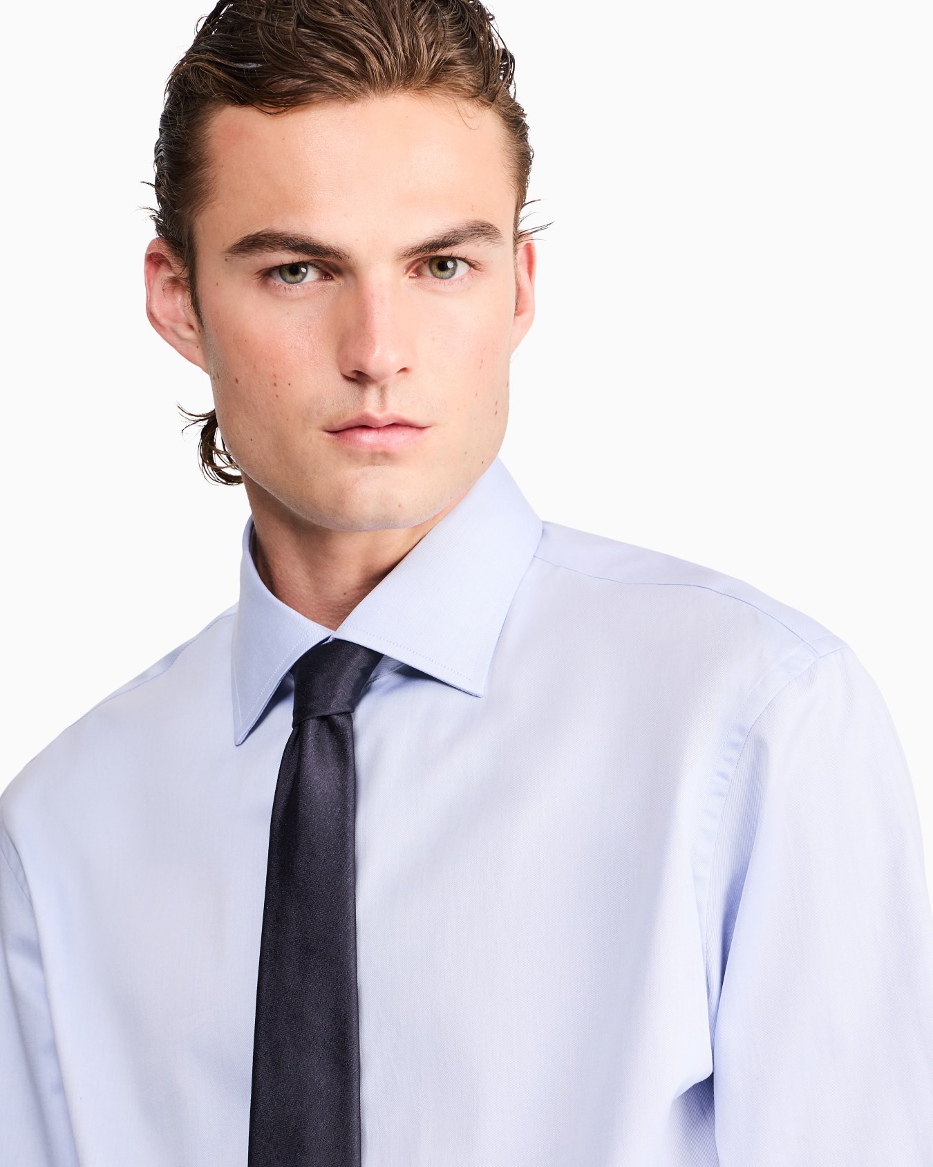 Chemise coupe classique en coton Diapositive 6
